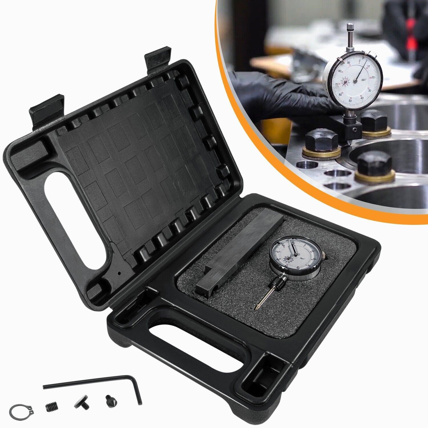 For Central Tools 6434 Sleeve Height Counterbore Counter Bore Gauge Range 0-1″