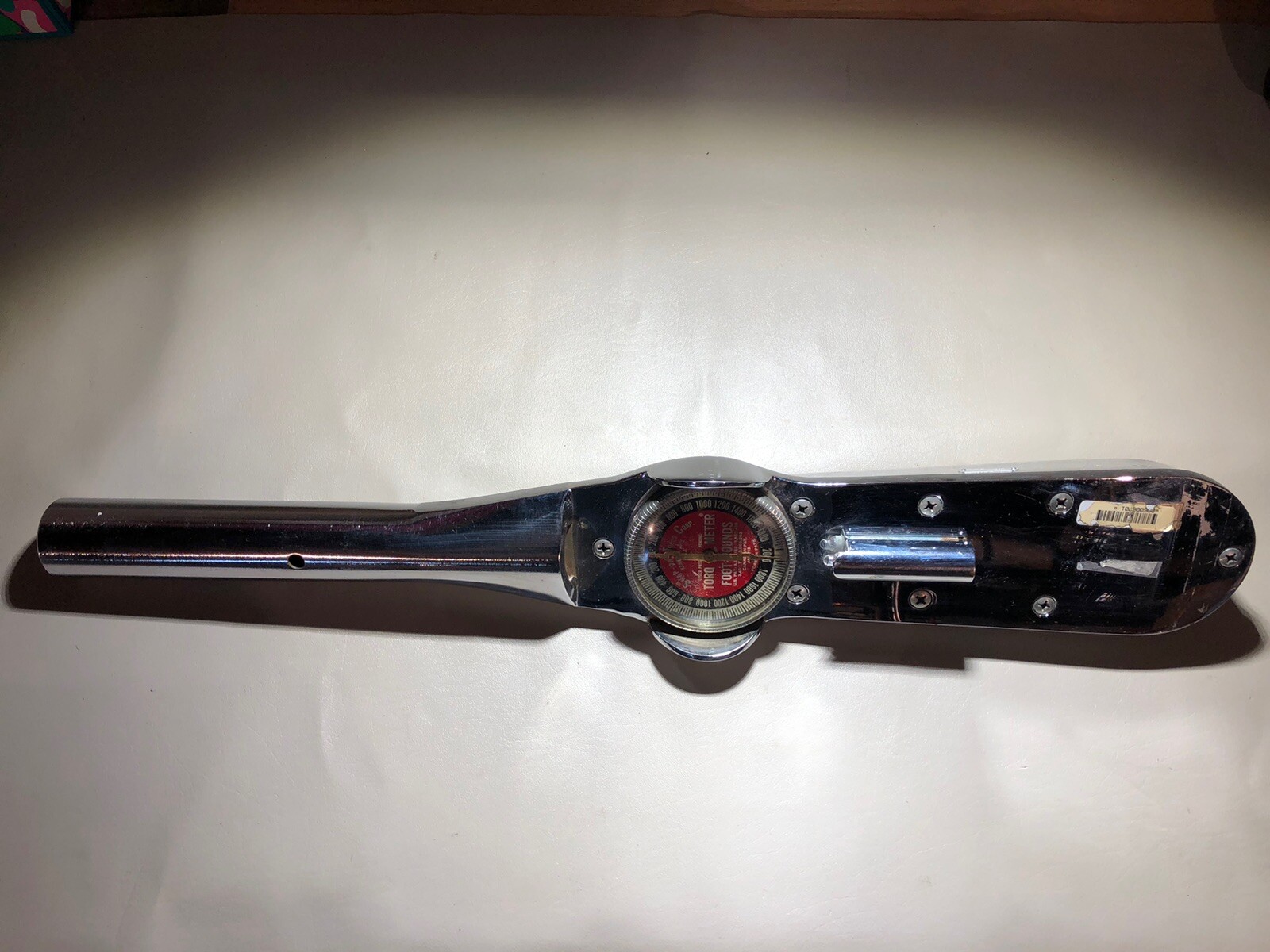 Snap On 1” Drive 2,000 Foot Pound Torq Meter – TE2003L