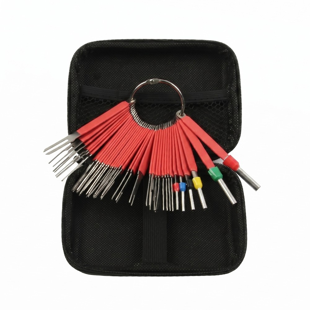 39 PCS Auto Terminal Pin Removal Tool Kit Wiring Harness Connector Depinning Set