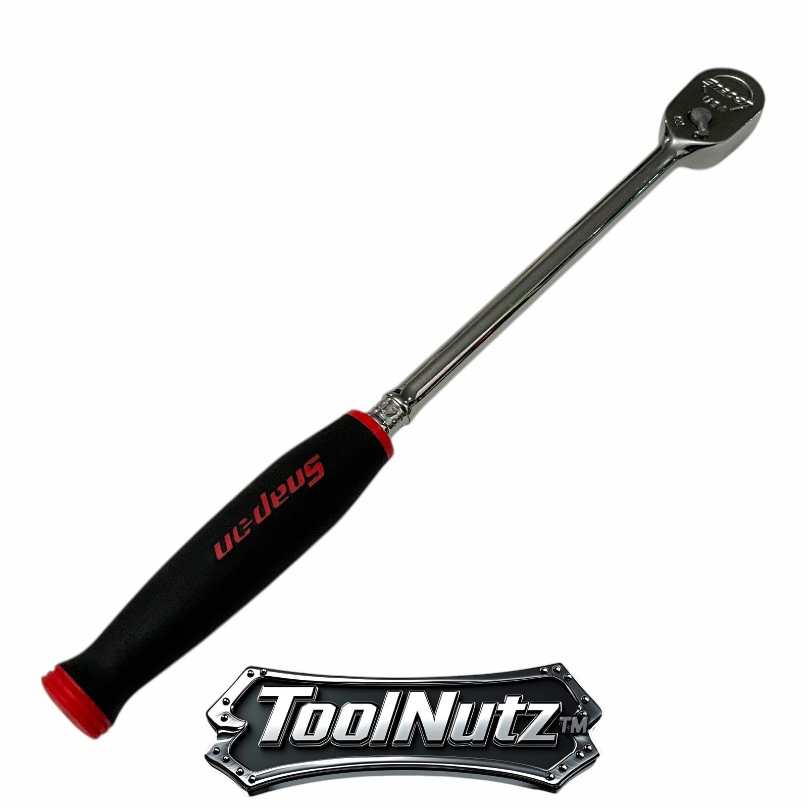 Snap-on Tools NEW THLL72 1/4 Dr RED Soft Grip Extra Long Handle 72 Tooth Ratchet