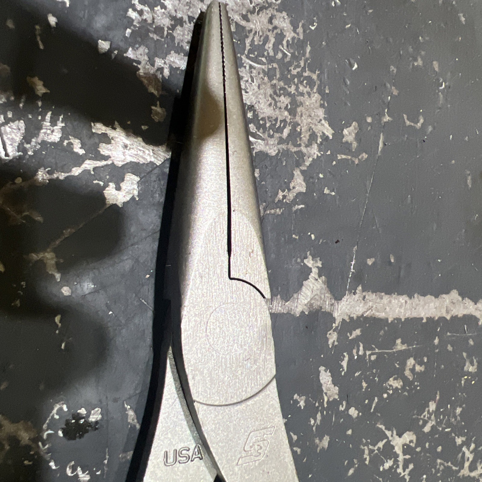 Snap-On 96acf 8″ talon grip needle nose pliers green new
