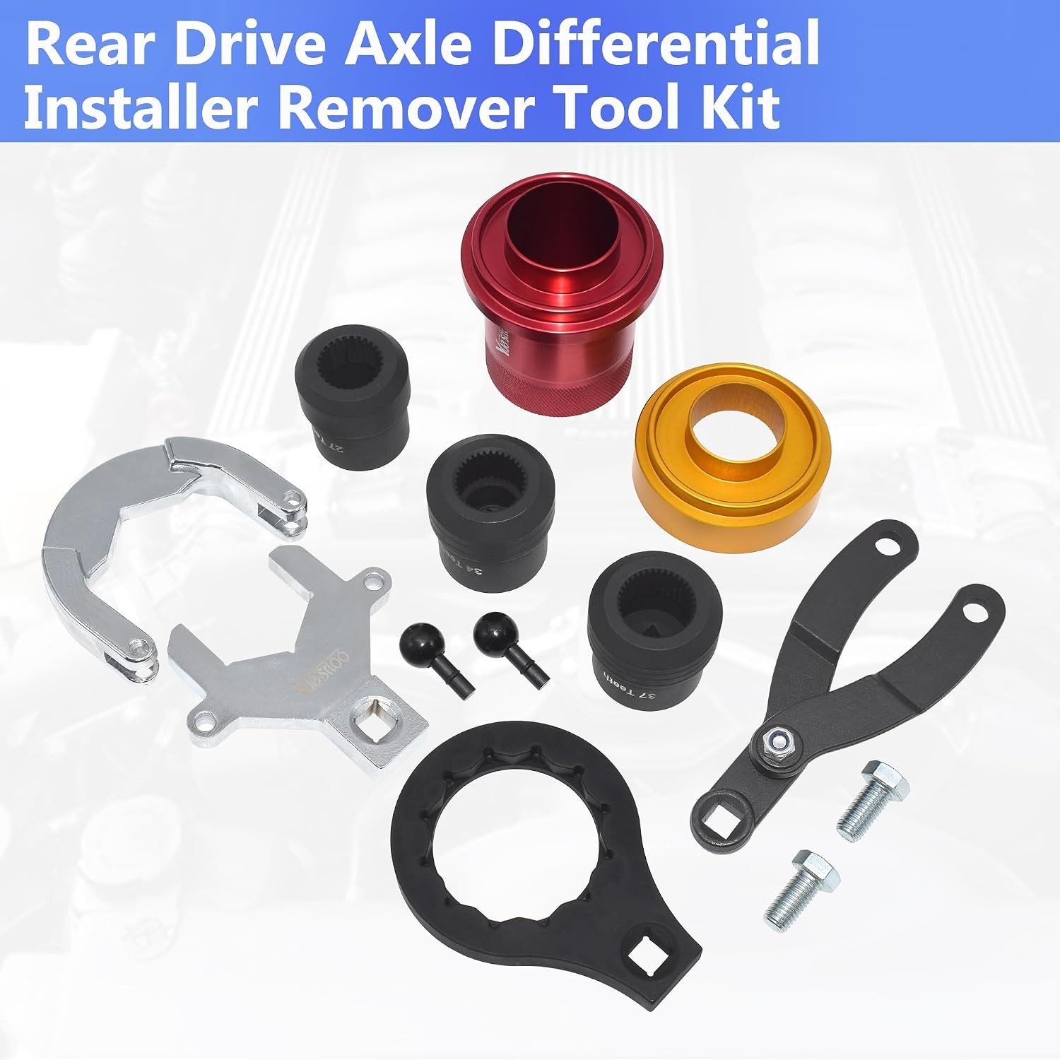 Rear Drive Axle Differential Installer Remover Tool Kit Compatible With BMW M…