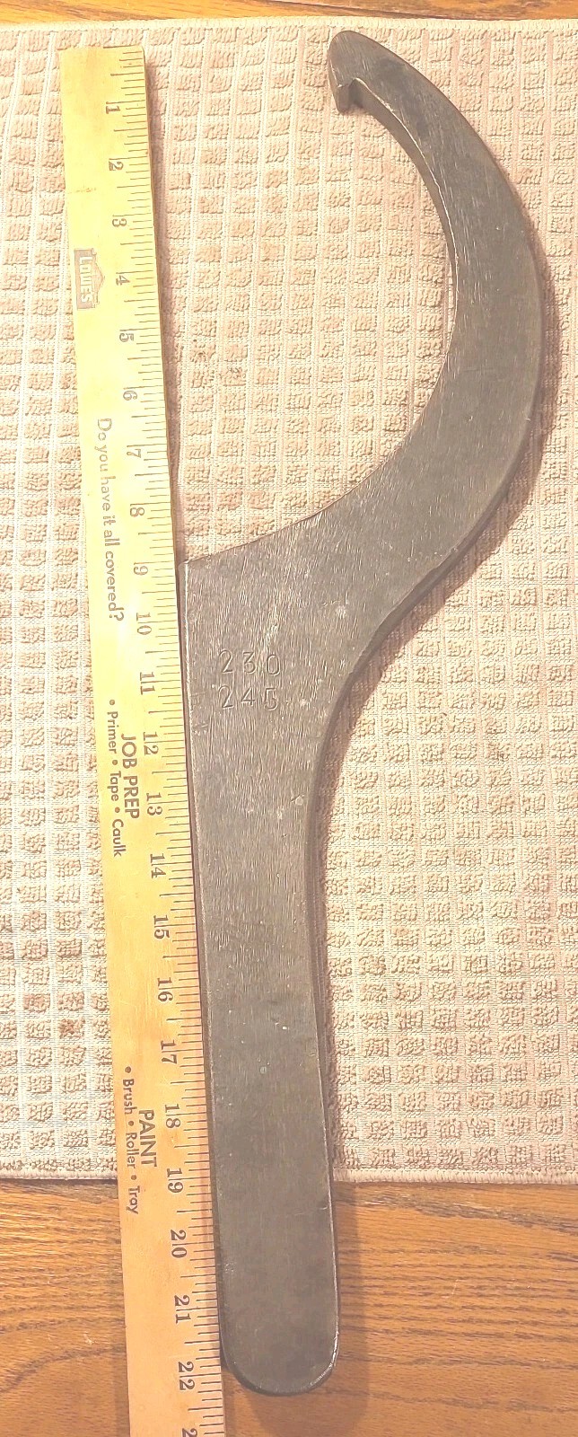 Heyco ? Hook Wrench 230mm – 245mm Heavy Duty Large Spanner Tool