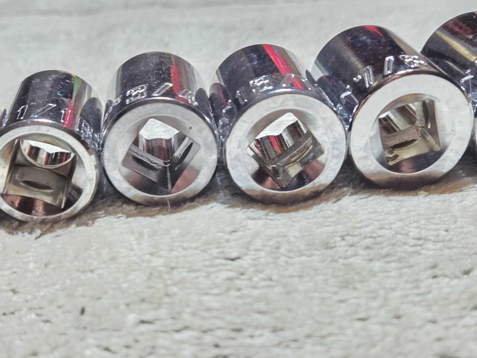 Craftsman SAE Shallow Socket Set 1/2″ Drive 12 Point 3/8″ to 15/16″ 10pc. (132)
