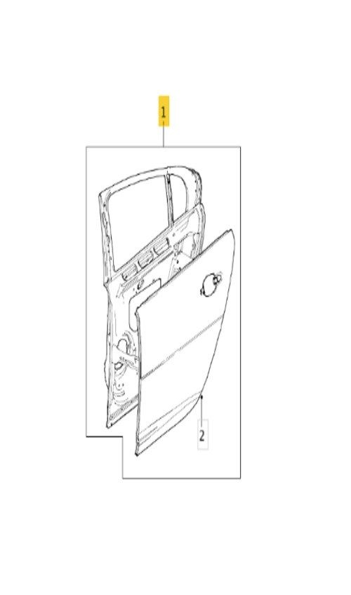 2010-2015 Jaguar XFR Exterior Door Handle Base C2Z6647