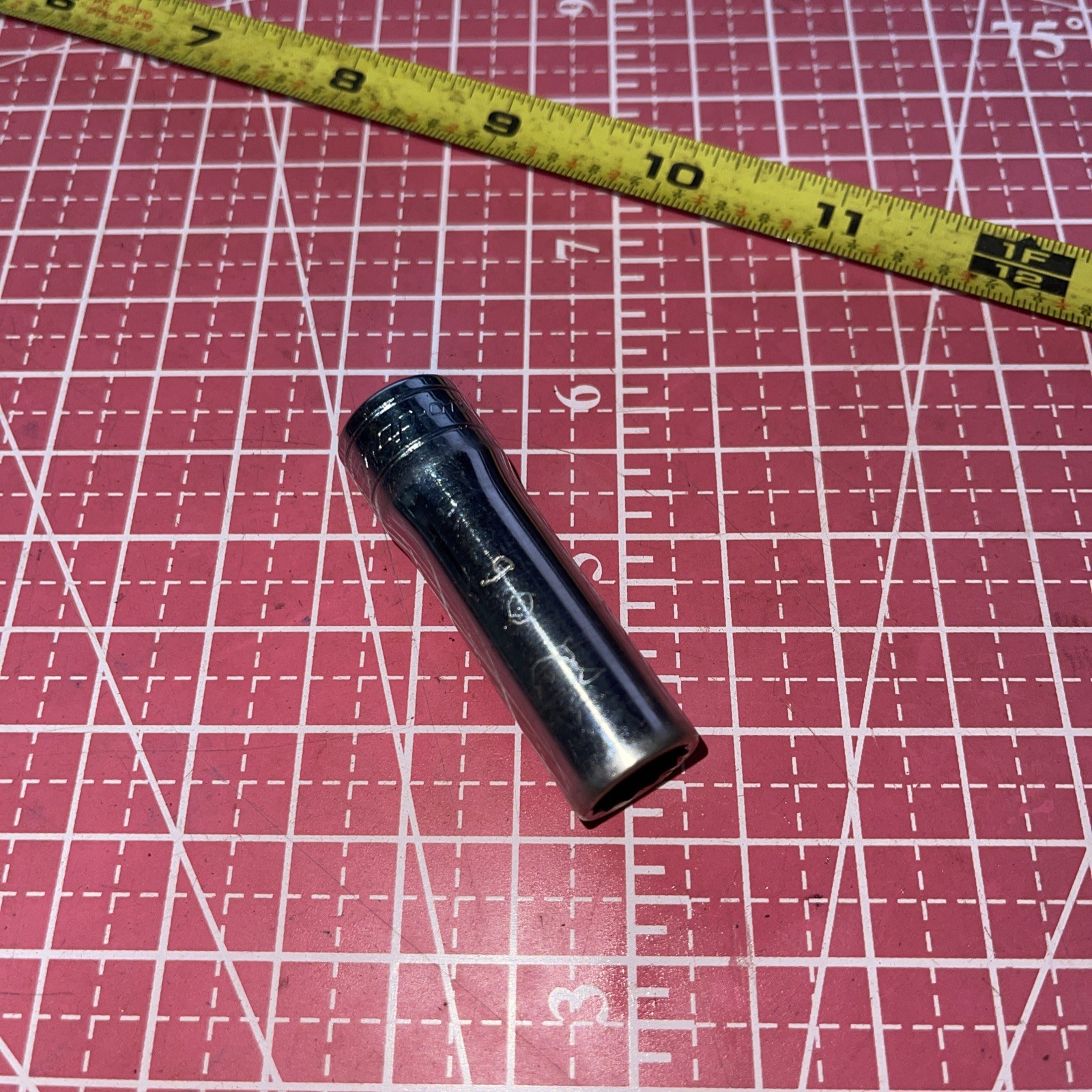 Snap on USA SF-141 7/16 In SAE 3/8 Drive 12 Point Deep Socket SF141 7/16” 3/8”