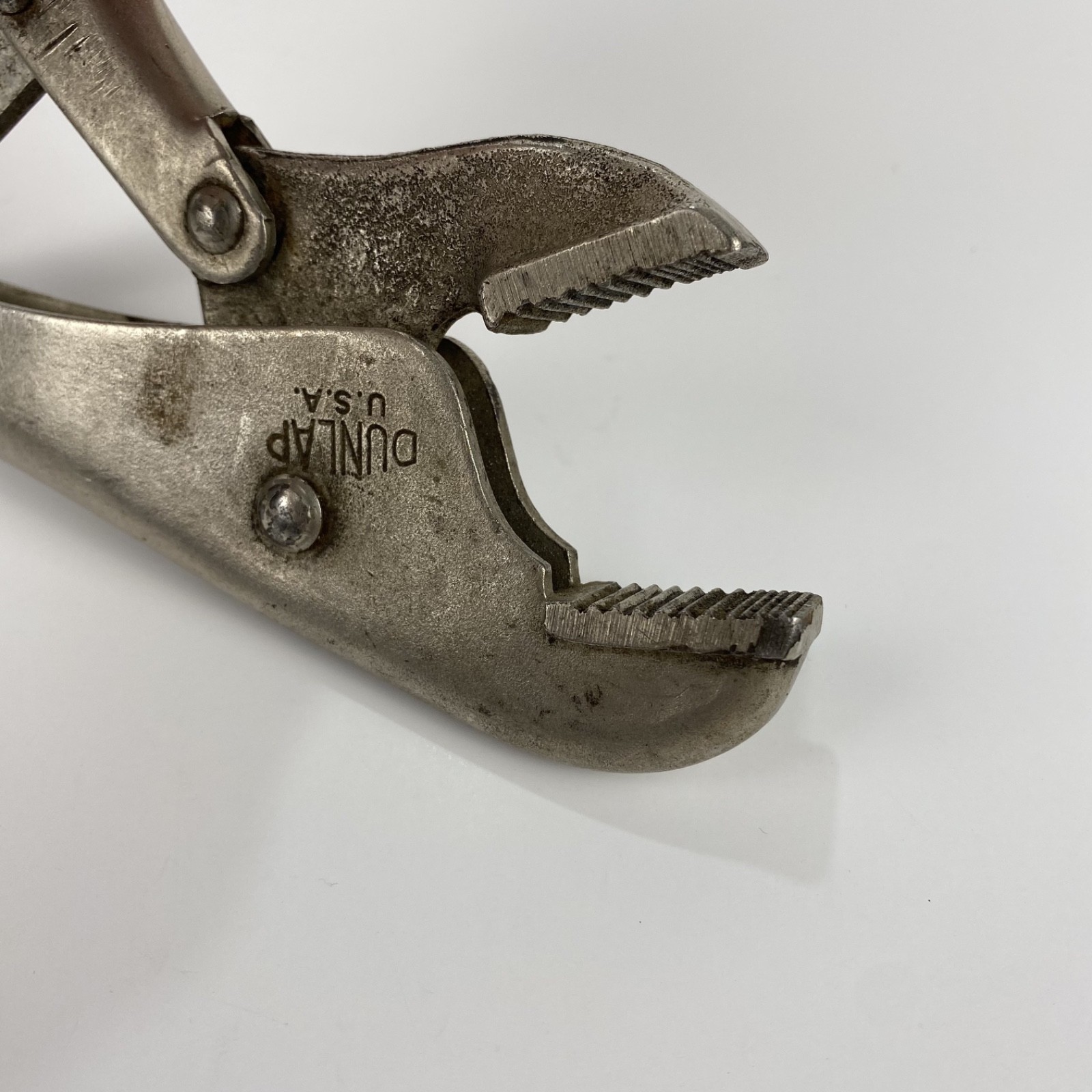 Vintage Dunlap Lever Jaw Locking Pliers Vise Grip 9” Made In USA Tool
