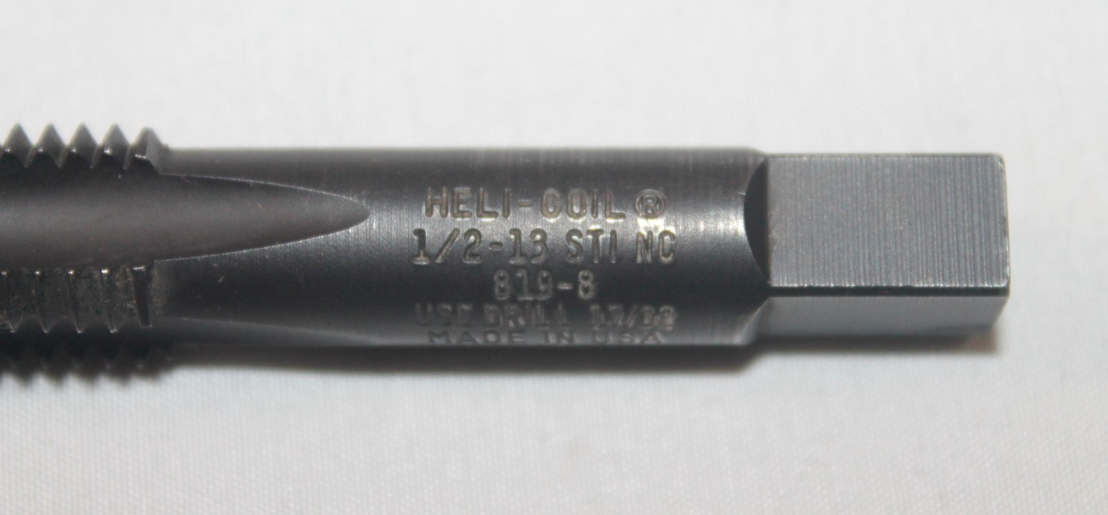 Heli‑Coil Thread Repair Kit 1/2-13 UNC Tap Tool Inserts Preowned USA Complete