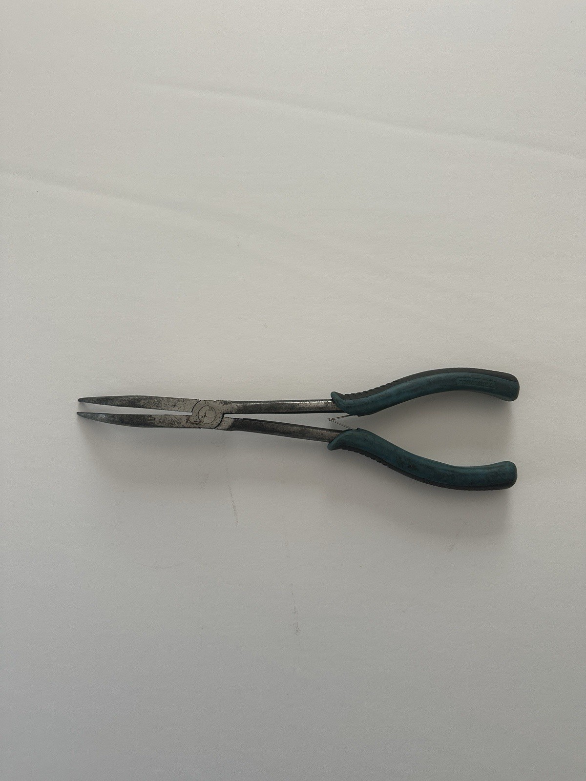 Cornwell Tools CPL3230 Blue 11″ 45° Bent Nose Pliers USA Made Needle Long