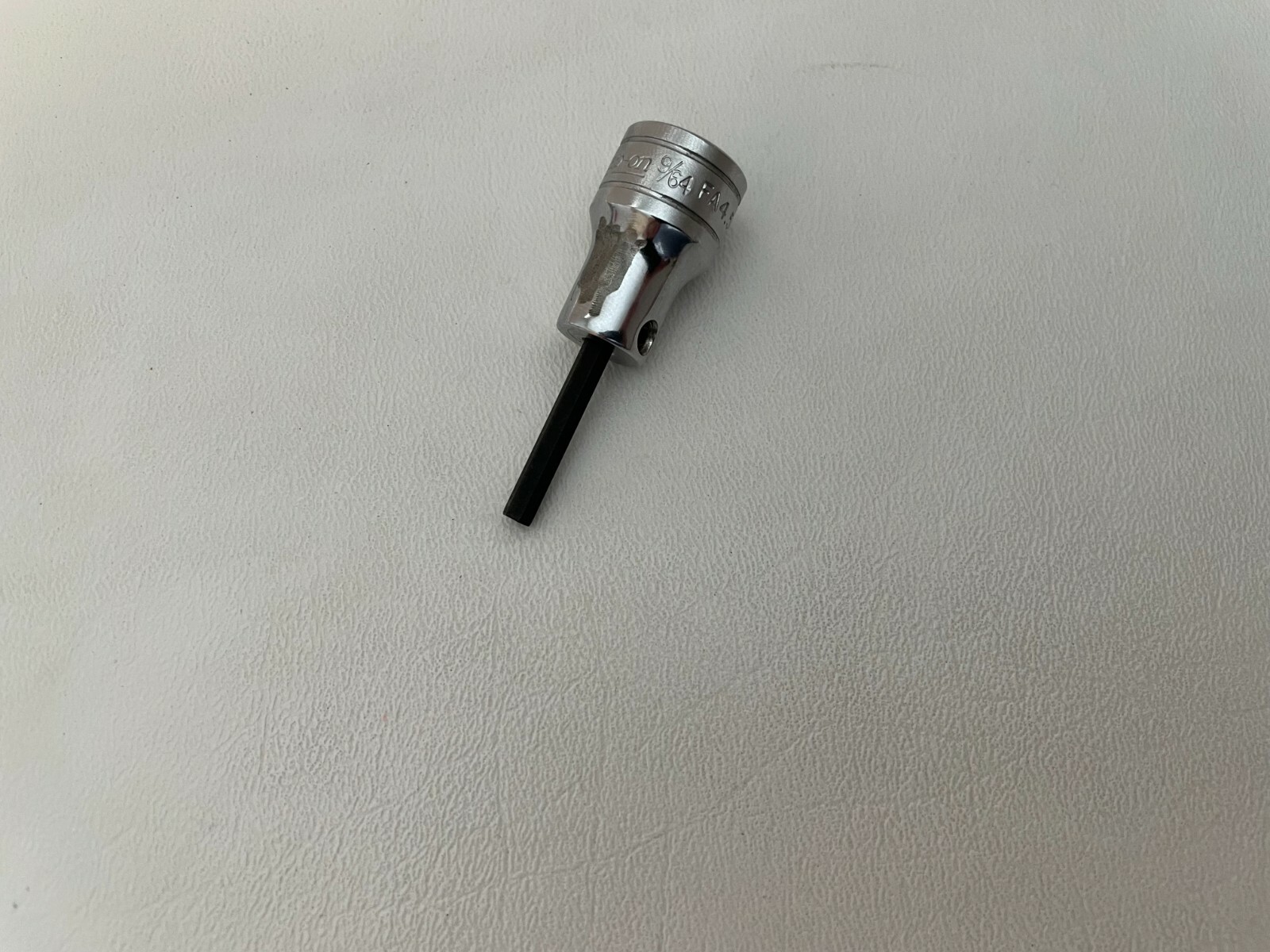 Snap-On Tools USA 3/8″ Drive 9/64″ SAE Hex Bit Chrome Socket FA4.5A *NEW BIT*