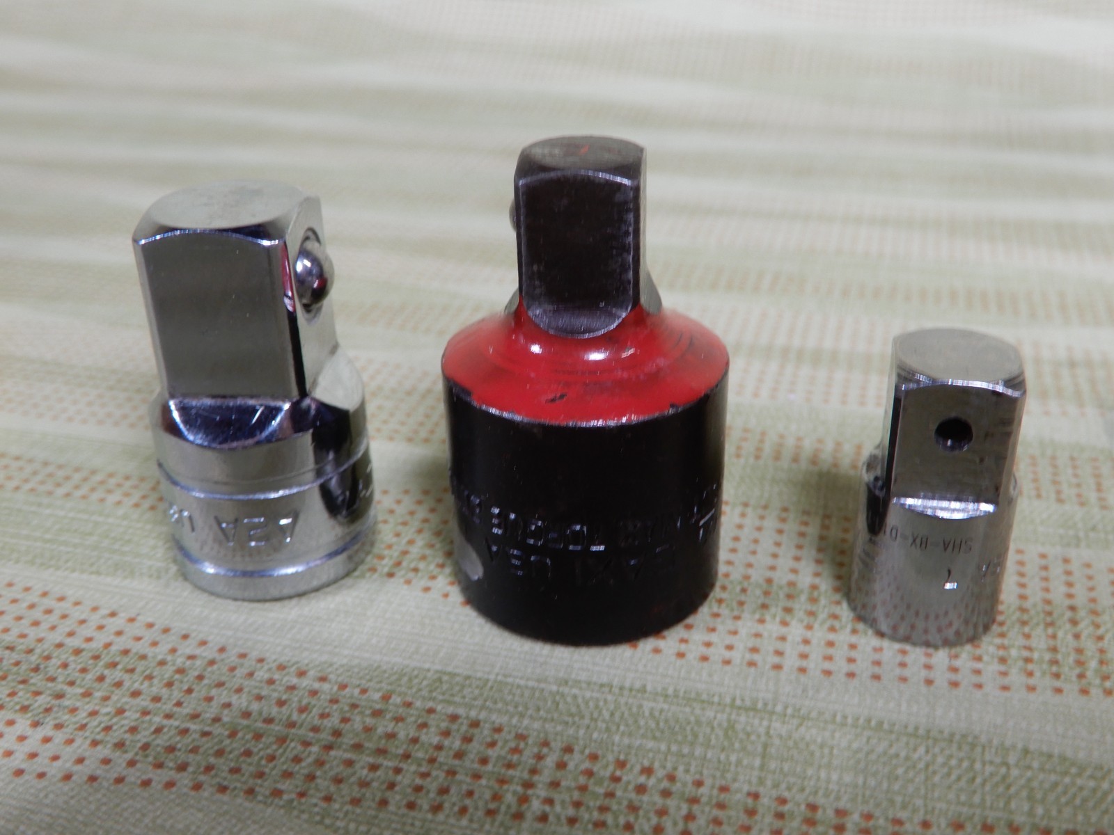 Snap-On GAX1 (1/2-3/8) A2A (3/8-1/2) & TA3 (1/4-3/8) Adaptors Great Condition VX