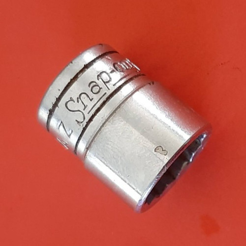 1962 Snap-on Tools 3/8″ Drive 14M/M 12PT Point Shallow Socket USA F 14M 14MM