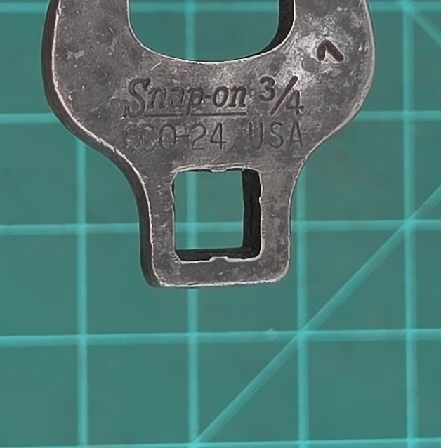 Snap On Tools FCO24 3/8″ Drive 3/4″ Crowfoot Socket Wrench Crowsfoot