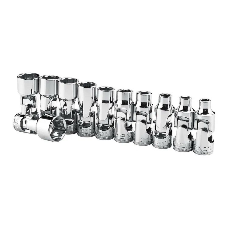 ICON 11-Piece 1/4″ Drive Metric Shallow Socket Set
