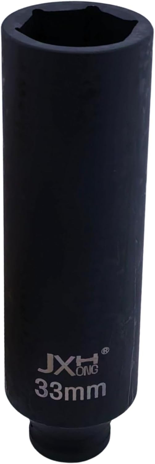 1/2-Inch Drive Extra Deep Impact Socket 33mm 6-Point 6.3-Inch Long