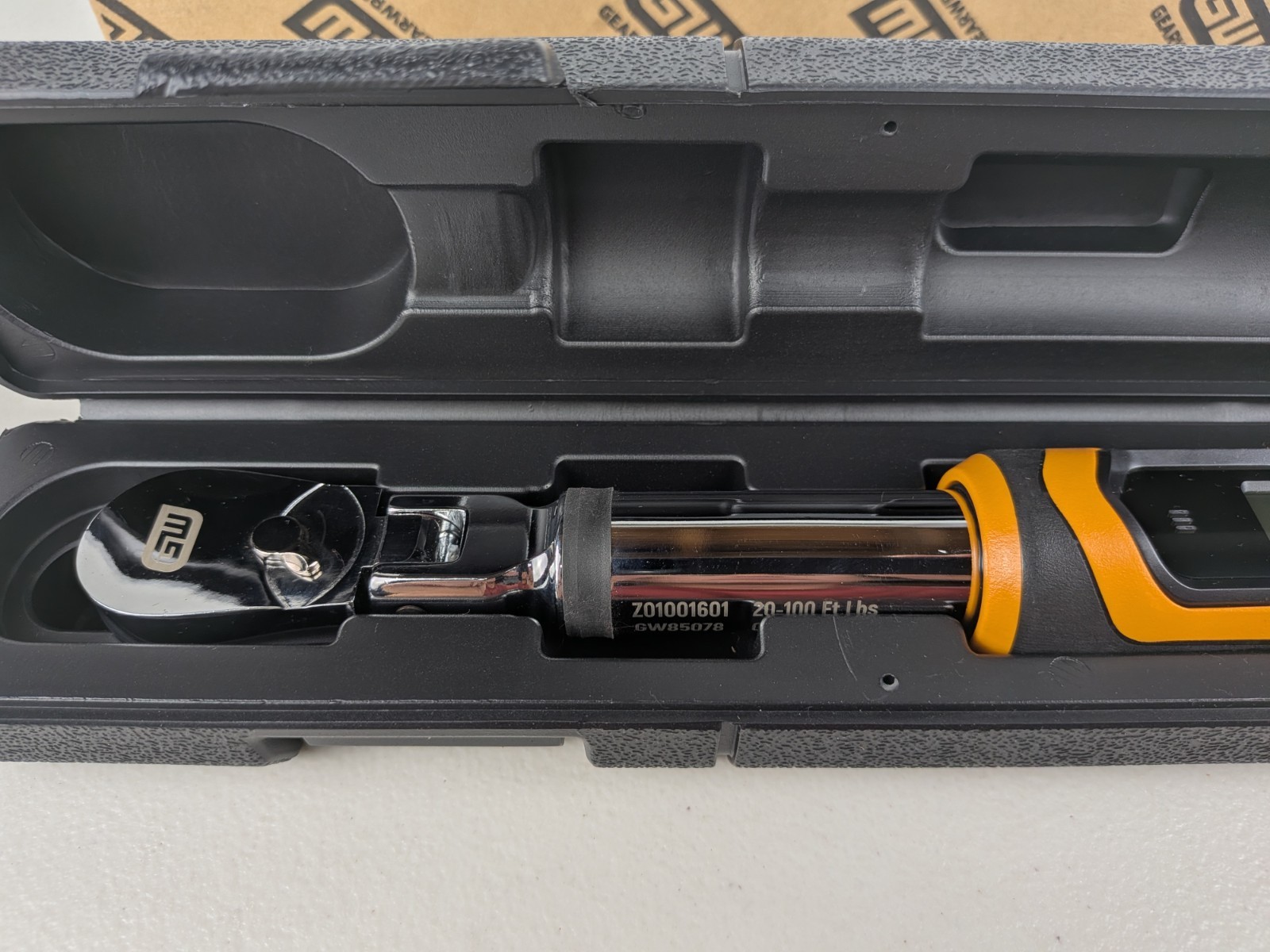 New Gearwrench 3/8″ dr Electronic Torque Wrench w/ Angle, 20-100 Ft lbs #85078