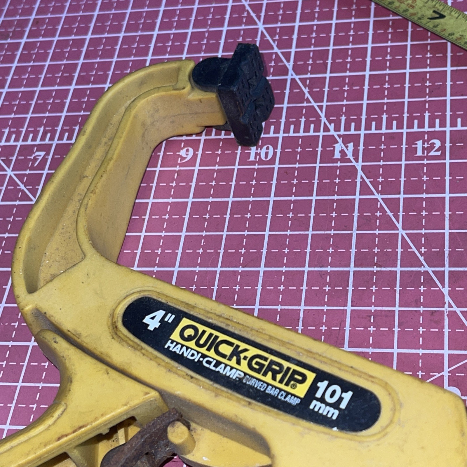 Vintage Handi Clamp USA 4” Quick Grip Quick Release Clamp Irwin Replaceable Tips