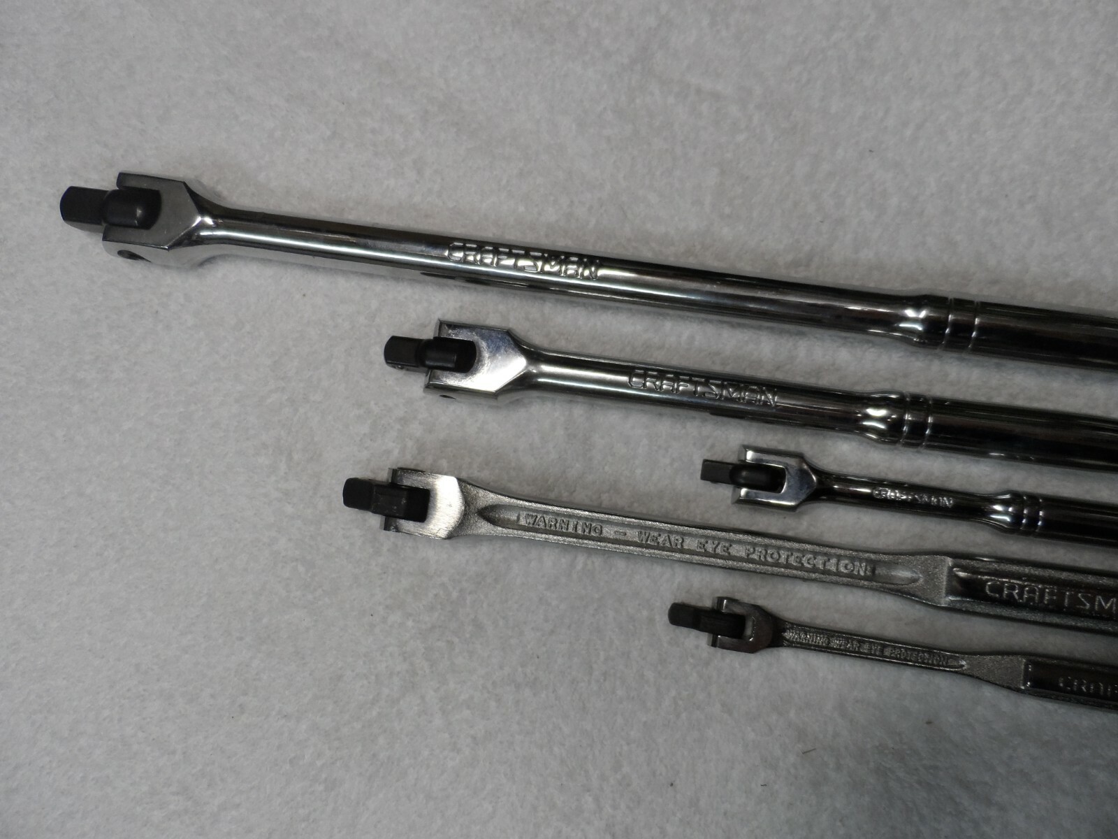 Craftsman 1/4″ 3/8″ 1/2″ Drive Polish & Satin Breaker Bar Set – 5 pcs