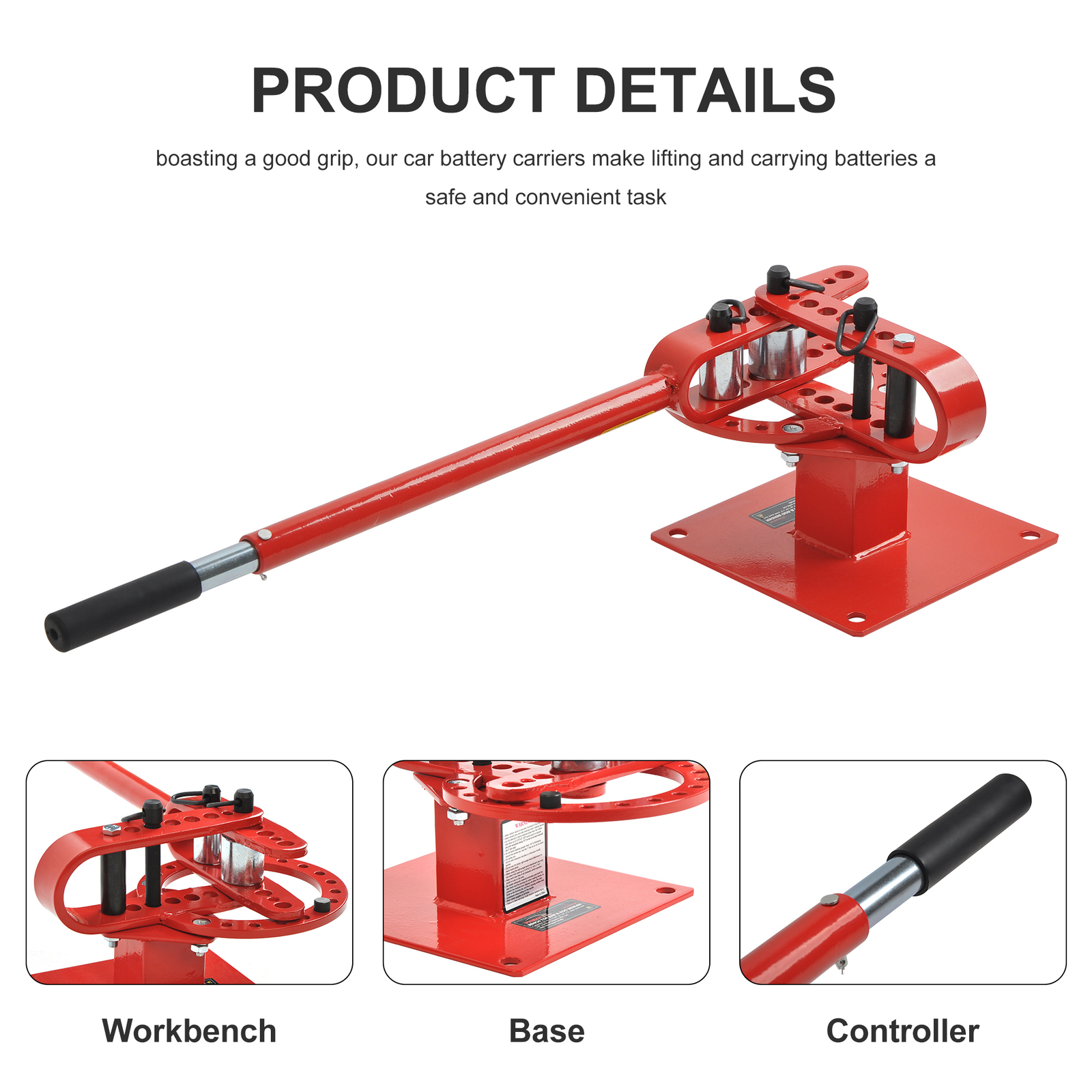 1″ – 3″ Manual Tube Bender, Pipe Bending Machine Mounted Bender Heavy Duty Bench