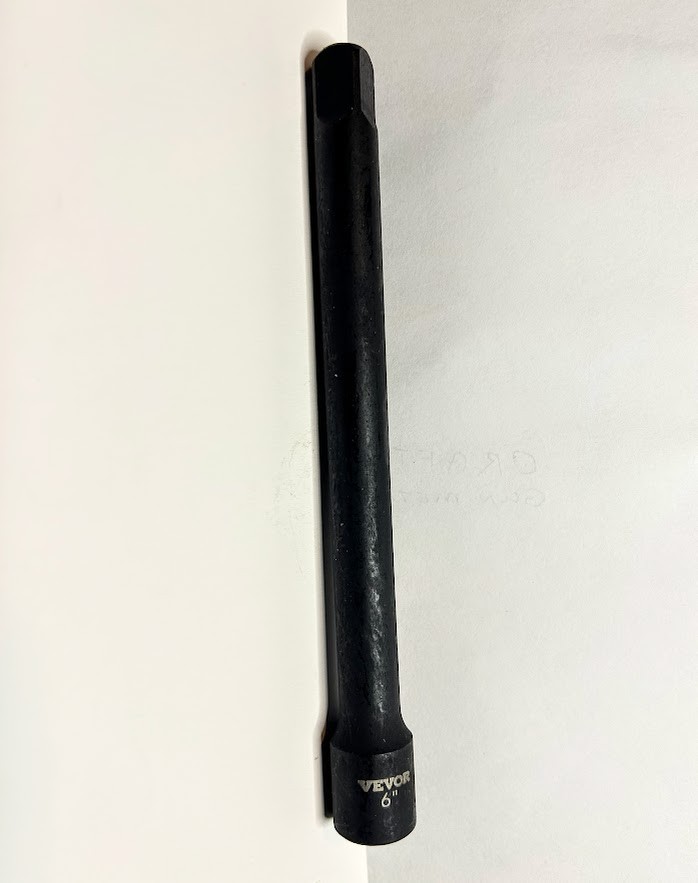 Vevor 6 » x 3/8″ Impact Extension Free USA Shipping