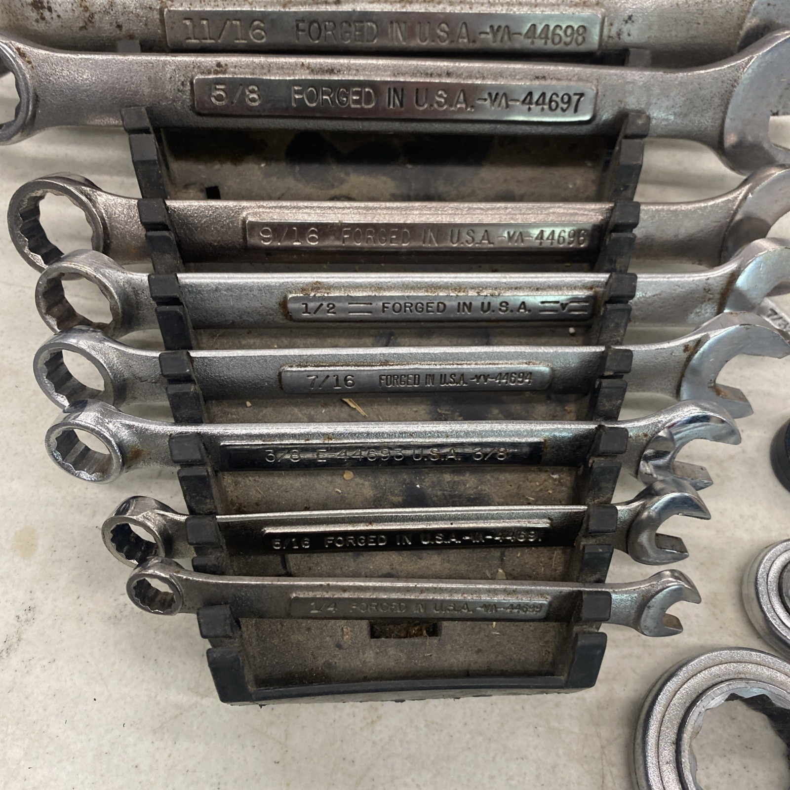 45+ pc. Lot Vintage Craftsman USA Combination Wrenches, SAE & Metric, M0901