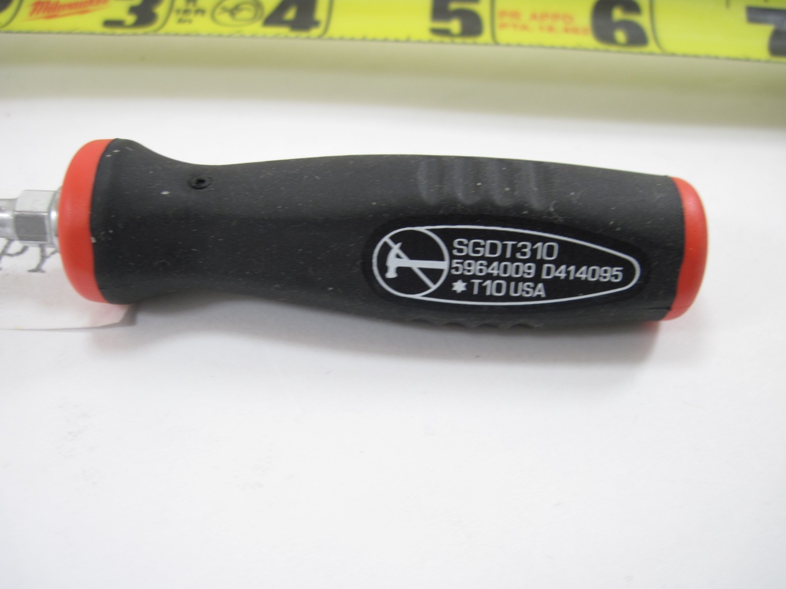 Snap On Mini T10 Torx/Star Soft Grip Orange Handle Driver SGDT310 NEW
