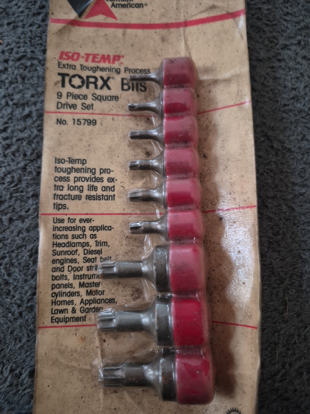 Vermont American 1/4” & 3/8″ Drive Torx Bit Socket Set, 9 Pc. TX10-TX50