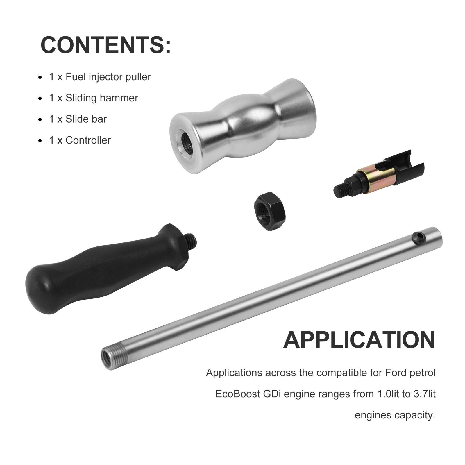 Petrol Injector Puller Tool Kit for Ford Ecoboost GDI ENGINES OEM 310-206