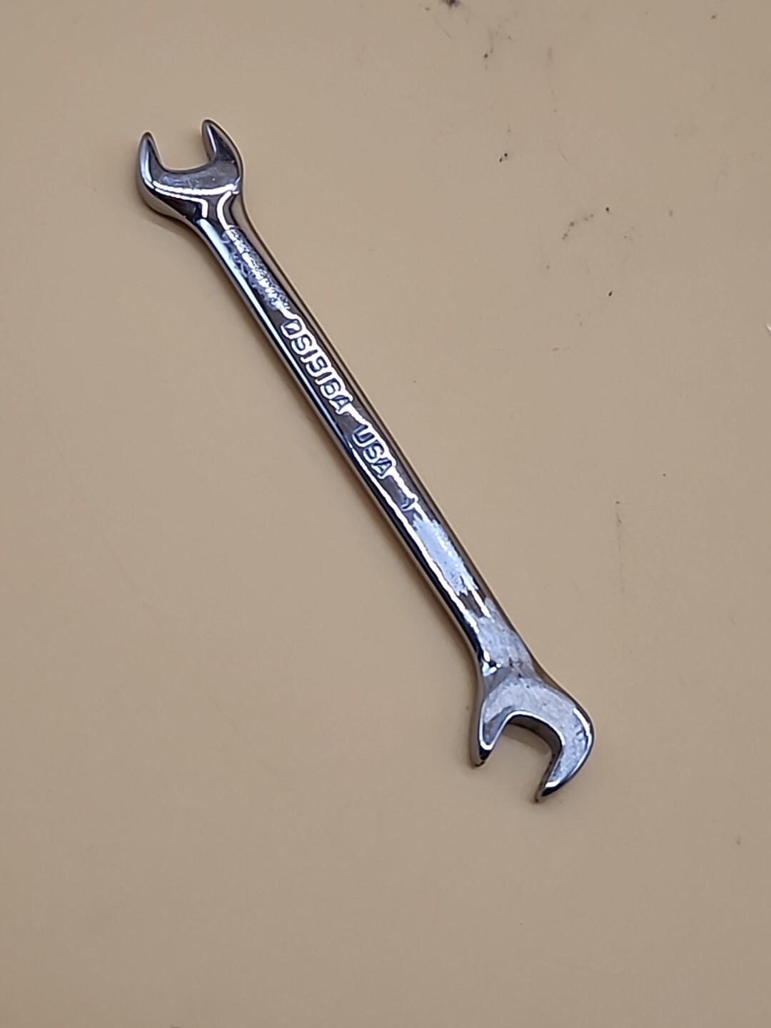 Snap-On Tools 15/64″ 1/4″ SAE Offset Open Ignition Wrench DS1516A USA