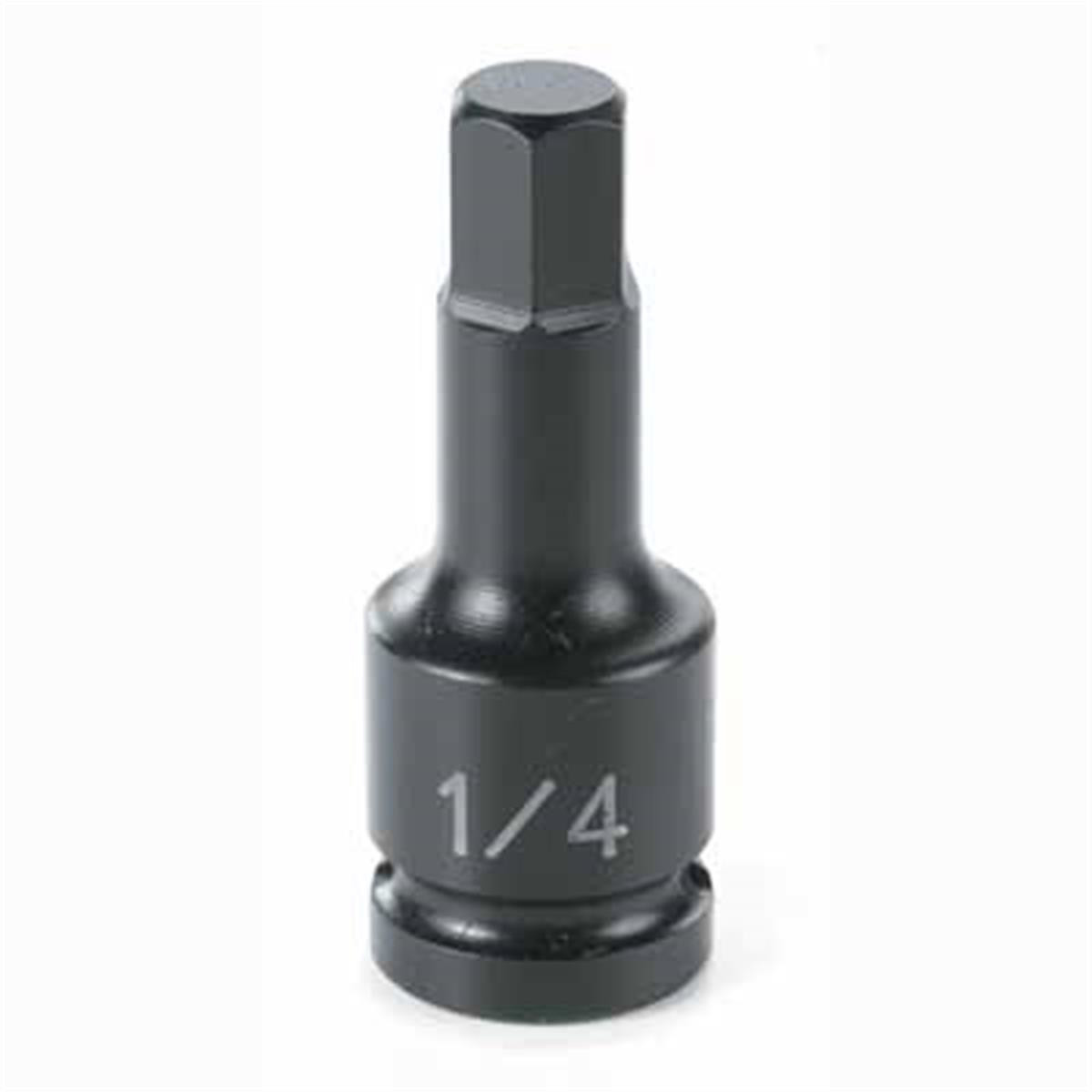 Grey Pneumatic GRE9904M Socket 4mm 1/4D Imp Hex Male, Black