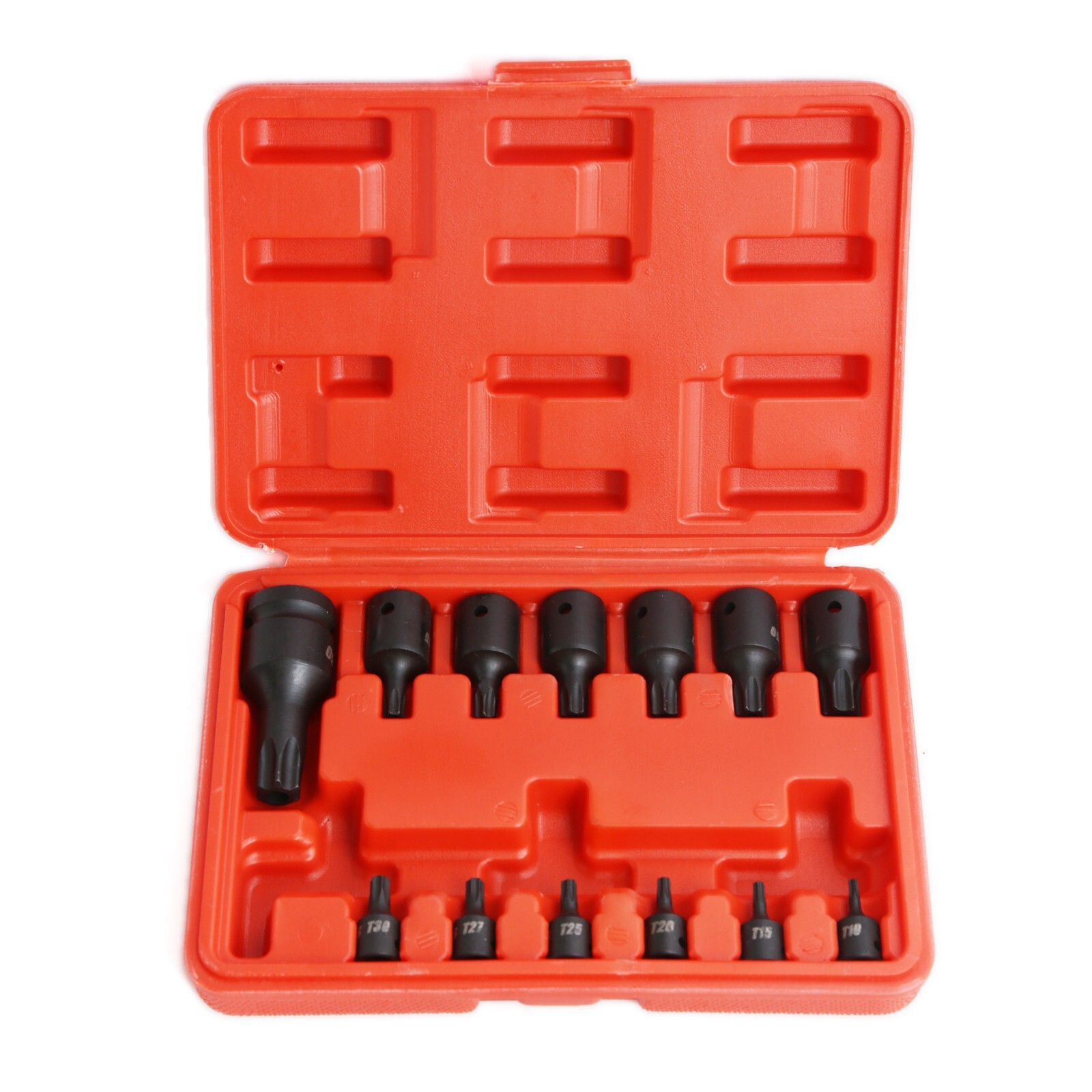 13PCS 1/4″ 3/8″ 1/2″ Drive Torx Impact Socket | Star Bit Wrench Pro Tool Set