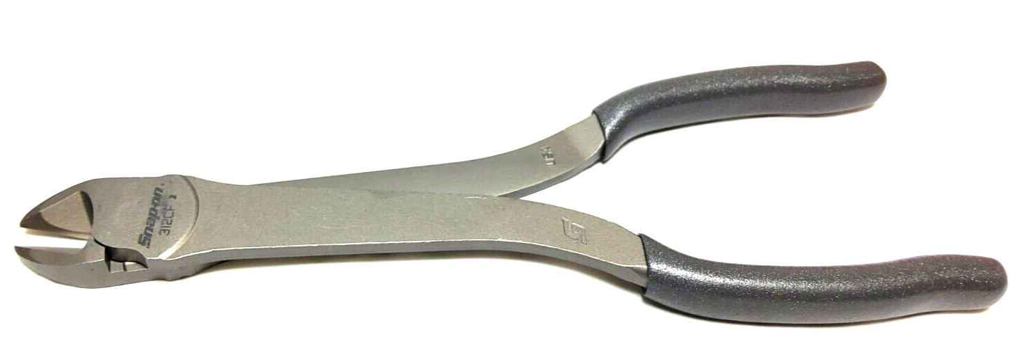 New Snap-on™ 312CF 11″ long Heavy Duty Diagonal Cutters Grey Vinyl Grip UNused