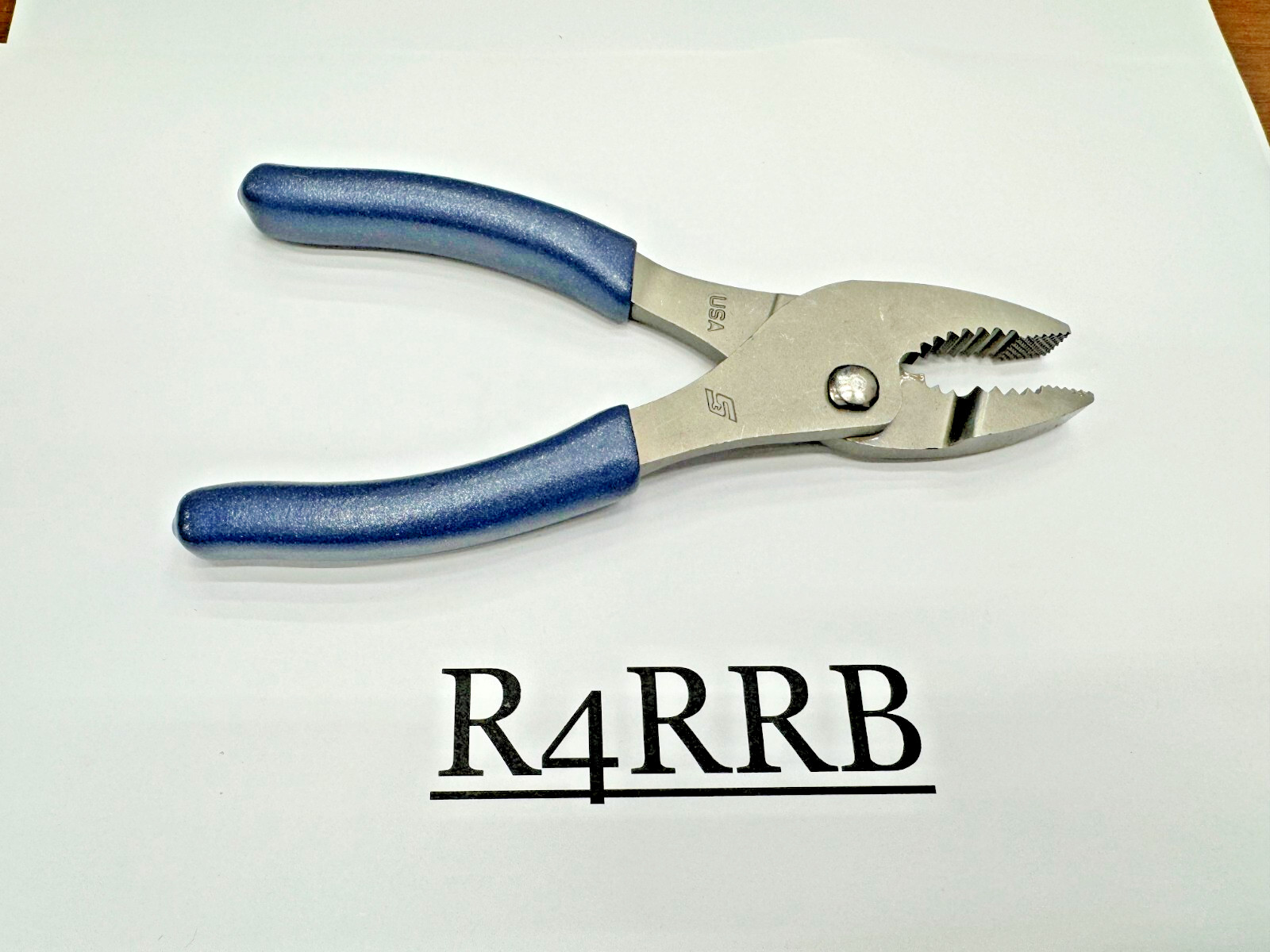 Snap-on Tools USA NEW POWER BLUE 6″ Soft Grip Combo Slip-Joint Pliers 46ACFMB