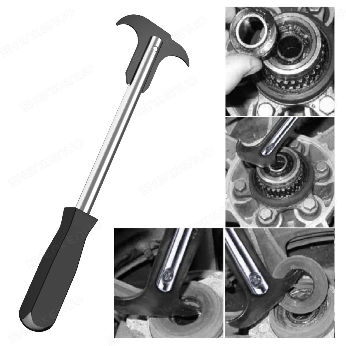 Seal Puller Extractor Oil Grease Seals 2 Size Tips Tool Mechanics Profesional