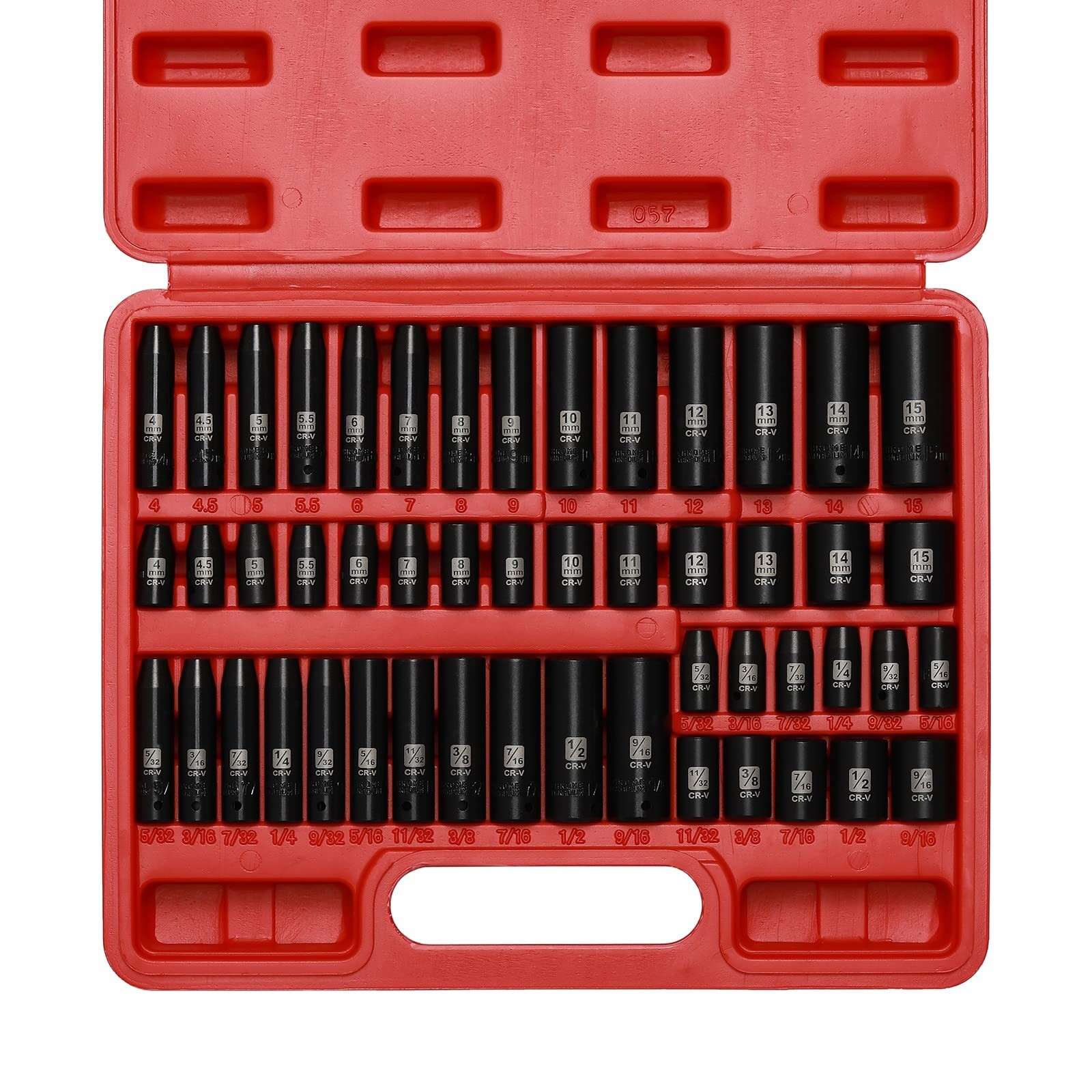 Mayouko 50PCS 1/4 Inch Drive Master Impact Socket Set,Metric/SAE,Deep/Shallow…