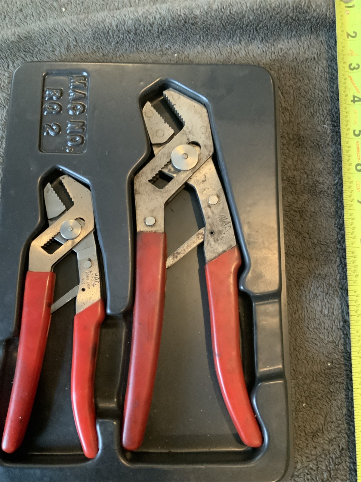 Mac Tools 2pc Pliers Set, See Pics….used…both Work Fine….
