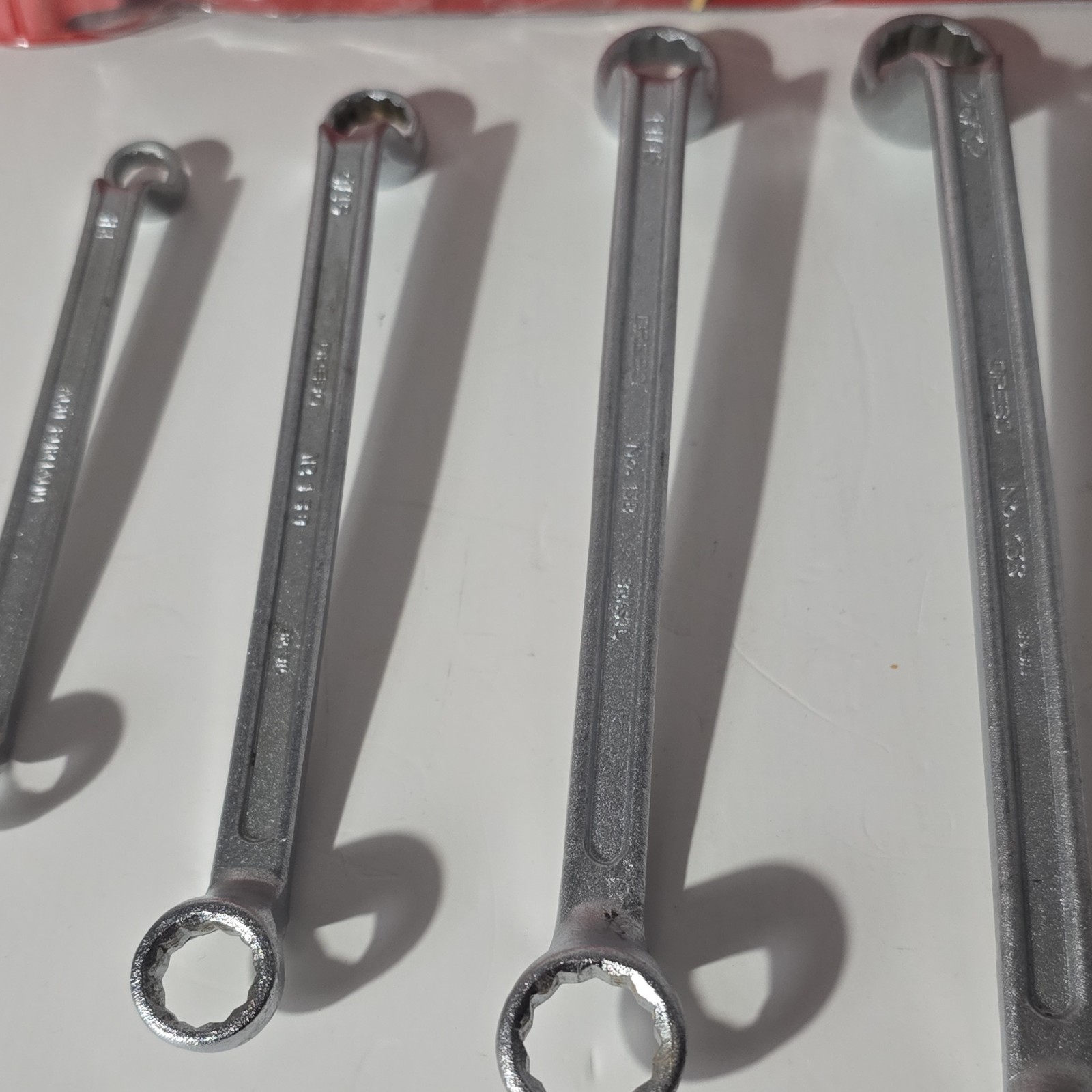 Drebo SAE Deep Offset Box-end Kmart 5 Piece Wrench Set Vintage 3/8 Inch To 7/8”