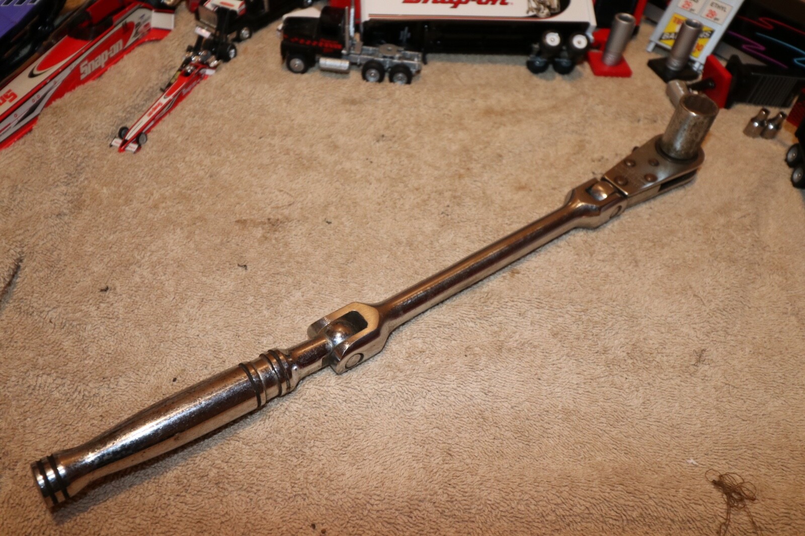 SNAP ON WAM-18FL 18mm Double Joint Flex Ratchet 18-Inches Long USA extra 18M