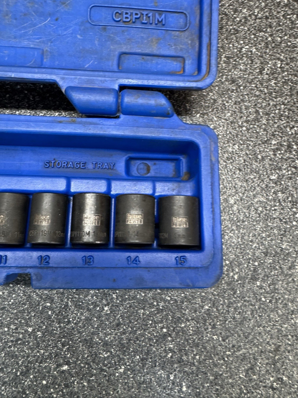 Cornwell CBPI1M 12 Piece 1/4″ Drive bluePOWER 6 Point Metric Power Socket Set