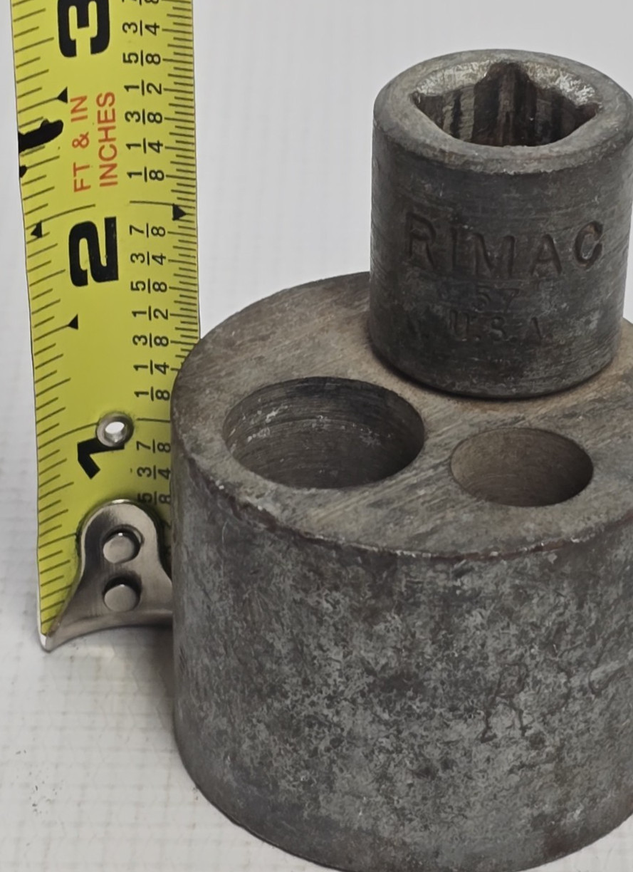 Vintage RIMAC Tools # 57 1/2″ Drive Stud Remover Bolt Extractor Made in USA