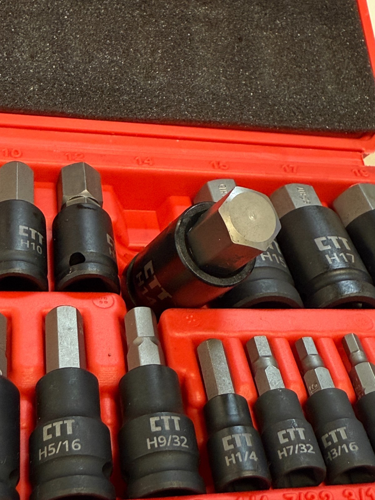 CALHAWK 32PC Hex Allen Master Socket Bit Set S2 Steel | SAE & Metric S2 Steel