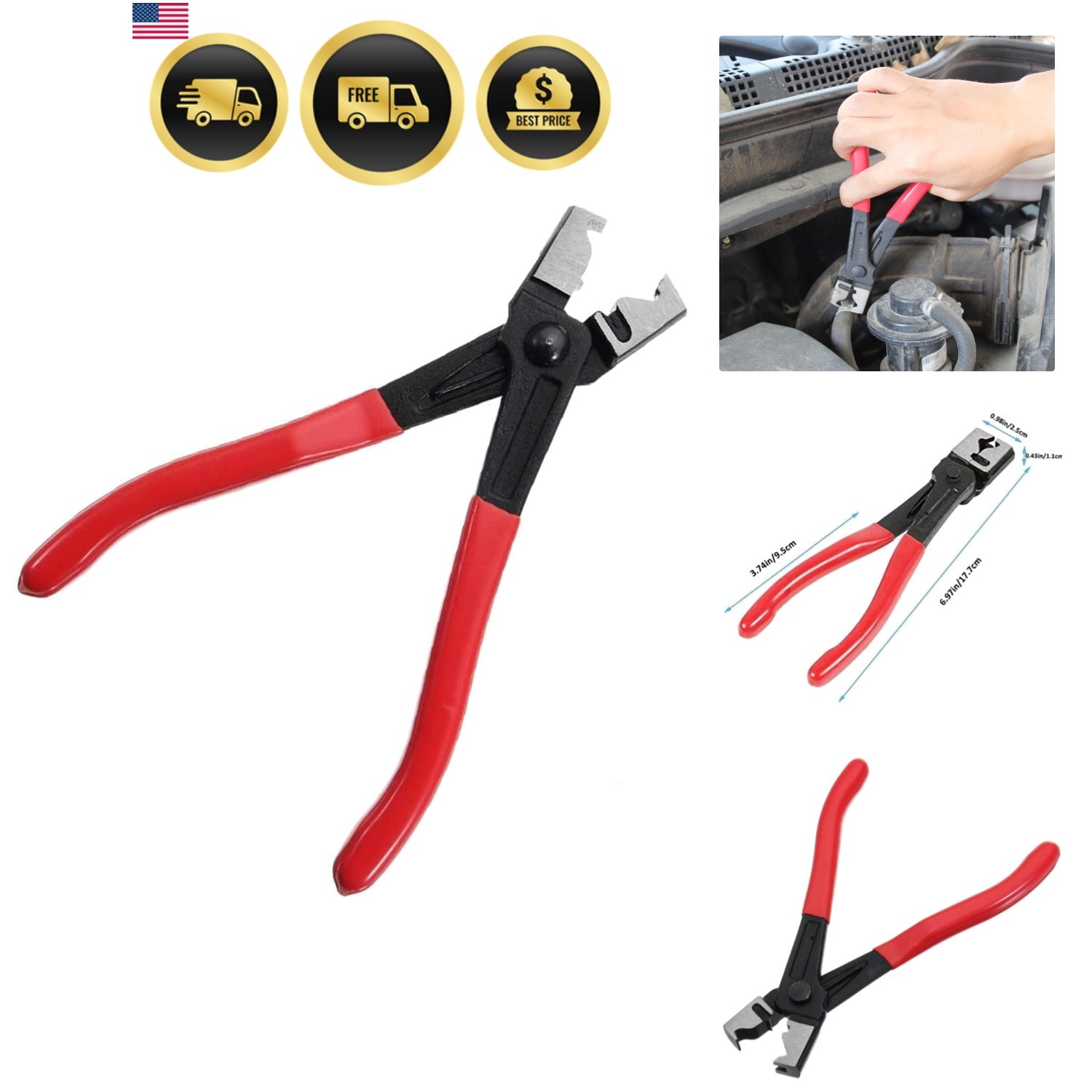 Hose Clamp Pliers Clic & Clic-R Type for Automobile Collar Pliers CV Boot Cla…