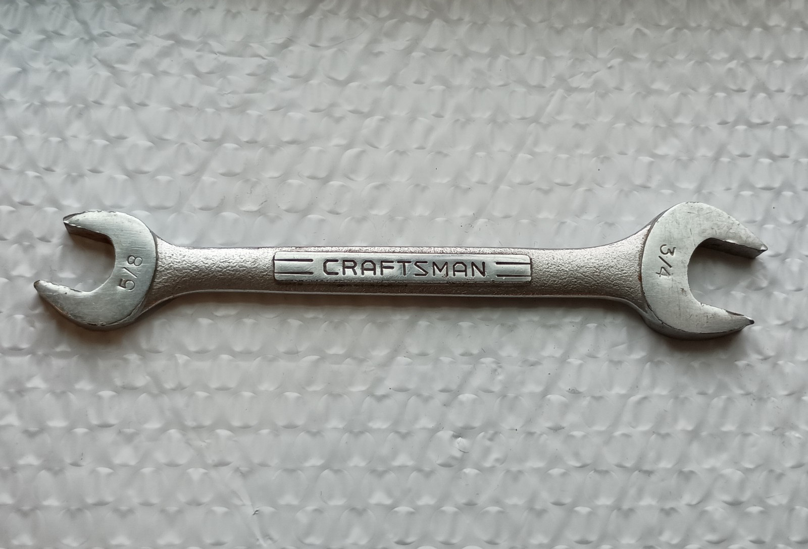 CRAFTSMAN TOOLS USA V44582, 5/8″ x 3/4″ DBL. OPEN-END WRENCH, 7.75″ LONG.