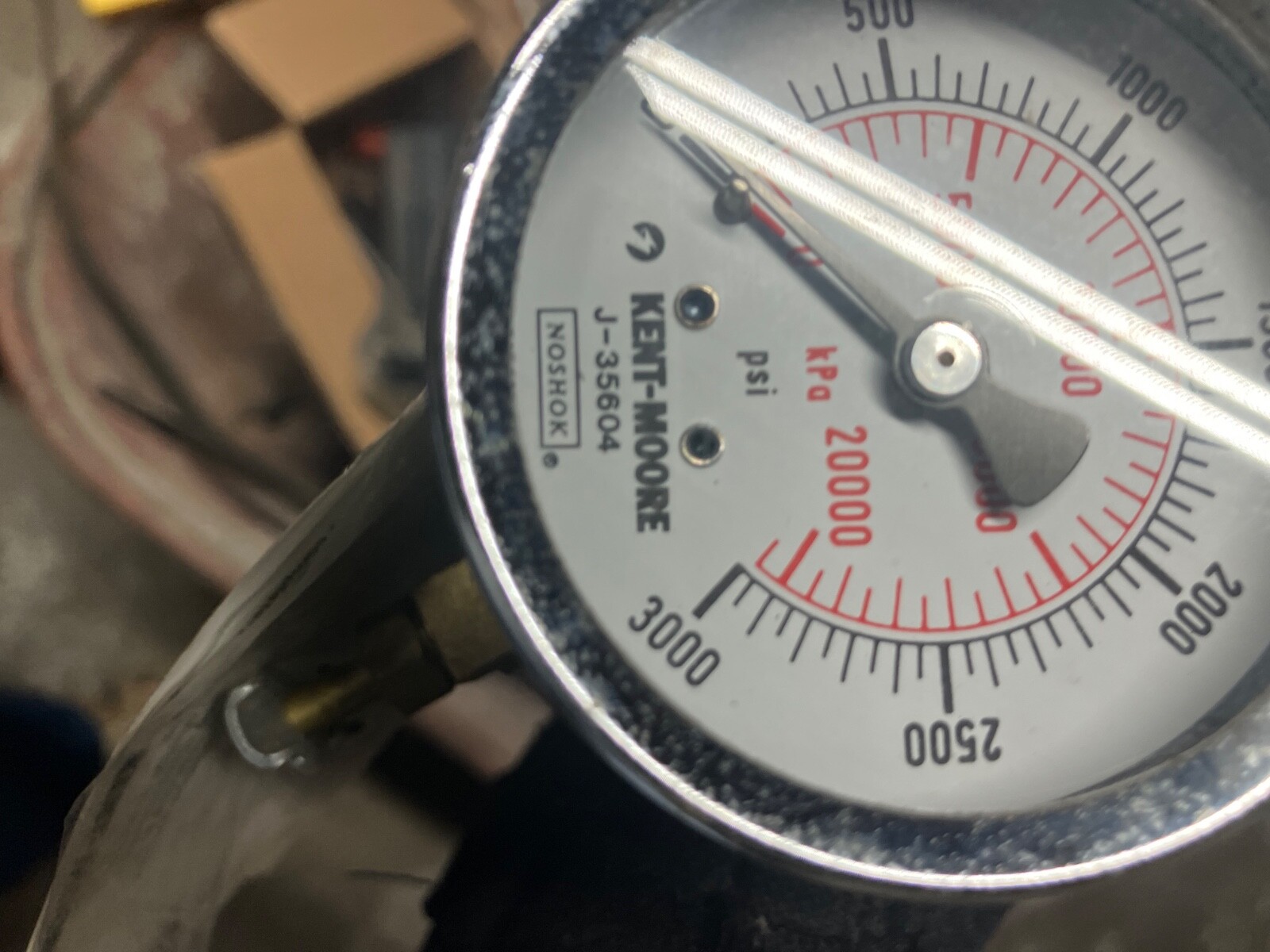 J-35604 Teves ABS Pressure Gauge 0-3000 PSI SKU99T