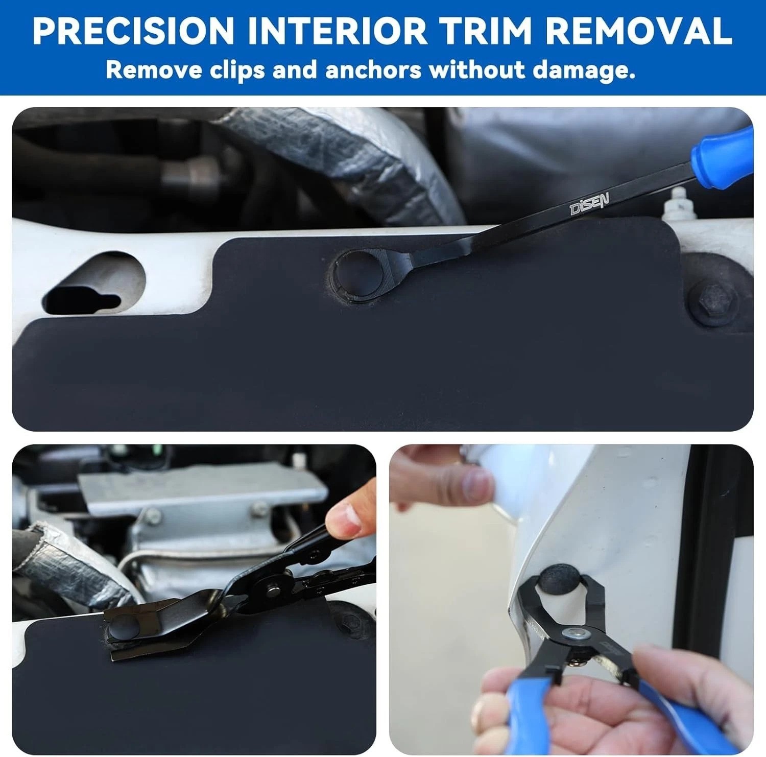 13PCS Automotive Electrical Disconnect & Fuel Line Tool Set with Storage Bags