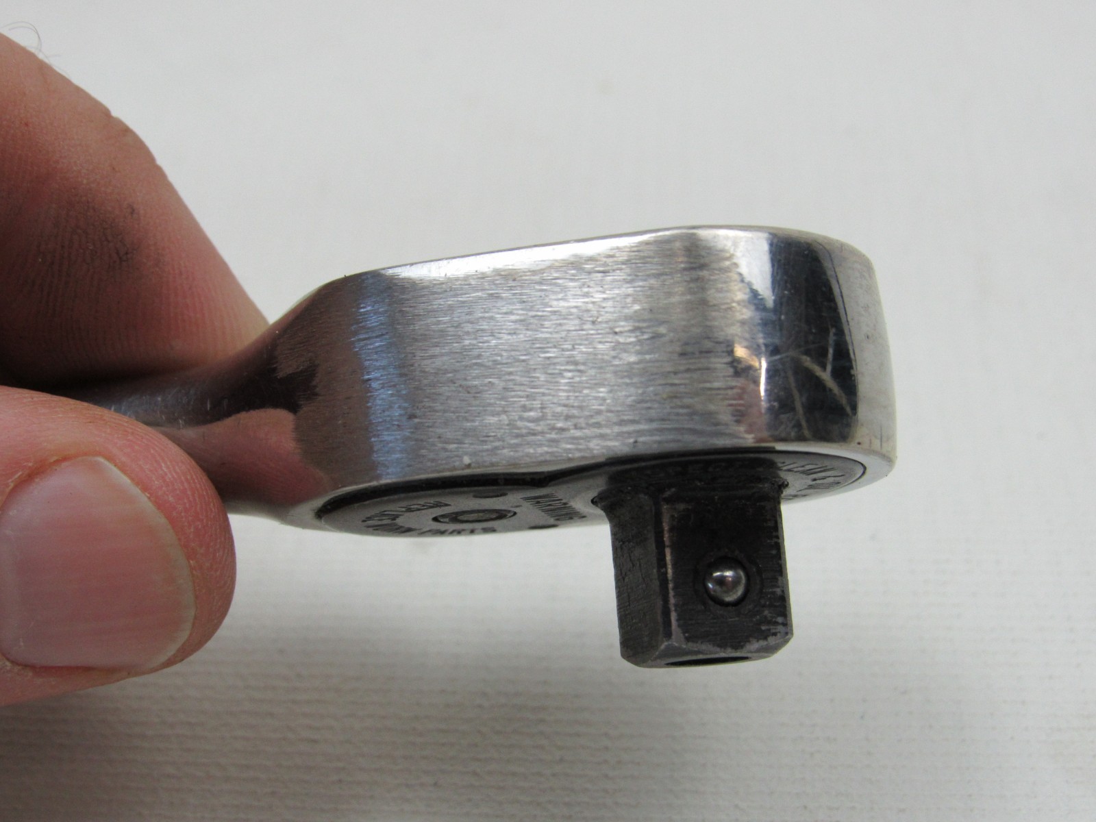 Snap-On F723A 8″ long 3/8″ drive ratchet with quick release