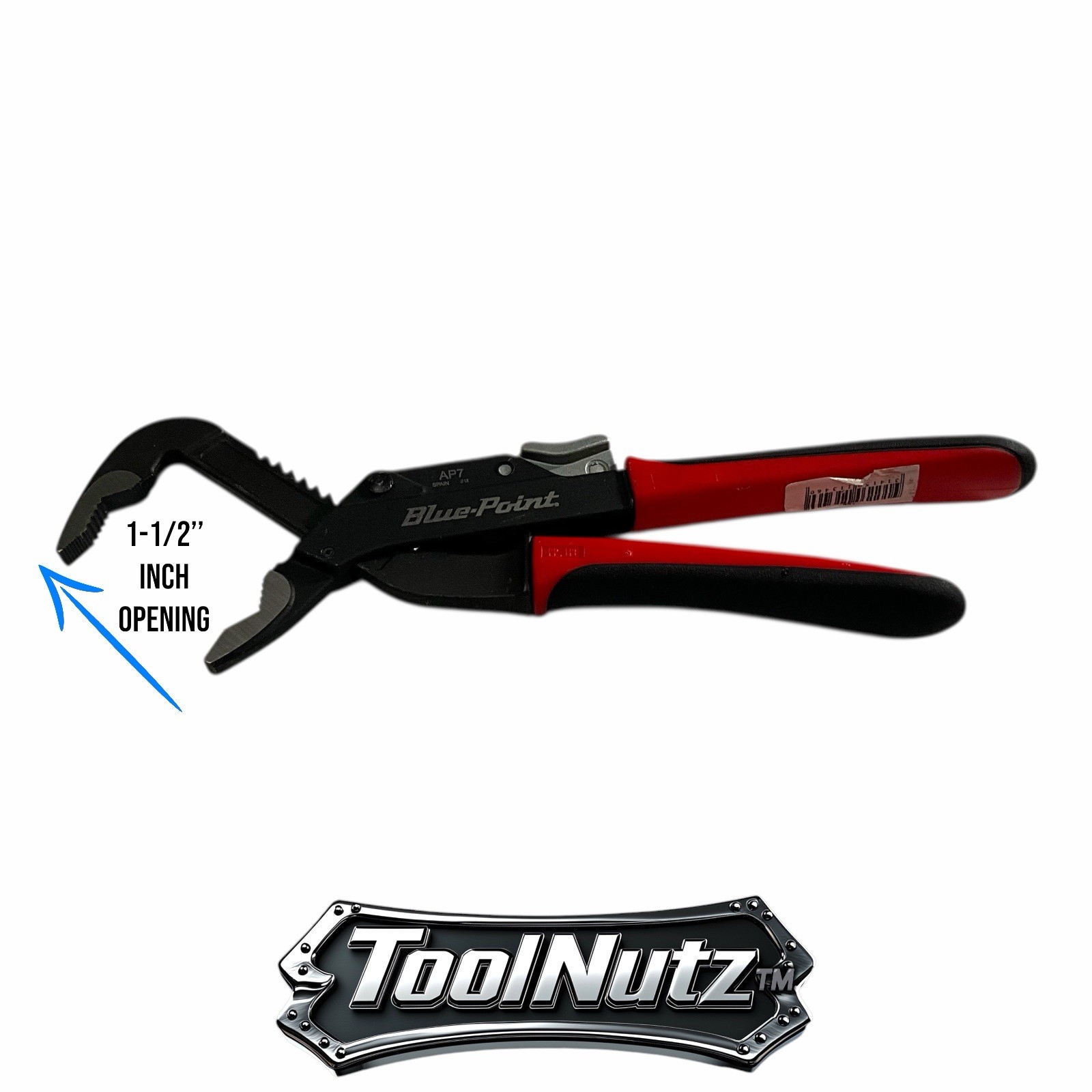 BLUEPOINT TOOLS NEW AP7 7″inch Red & Black Soft Grip Adjustable Joint Pliers