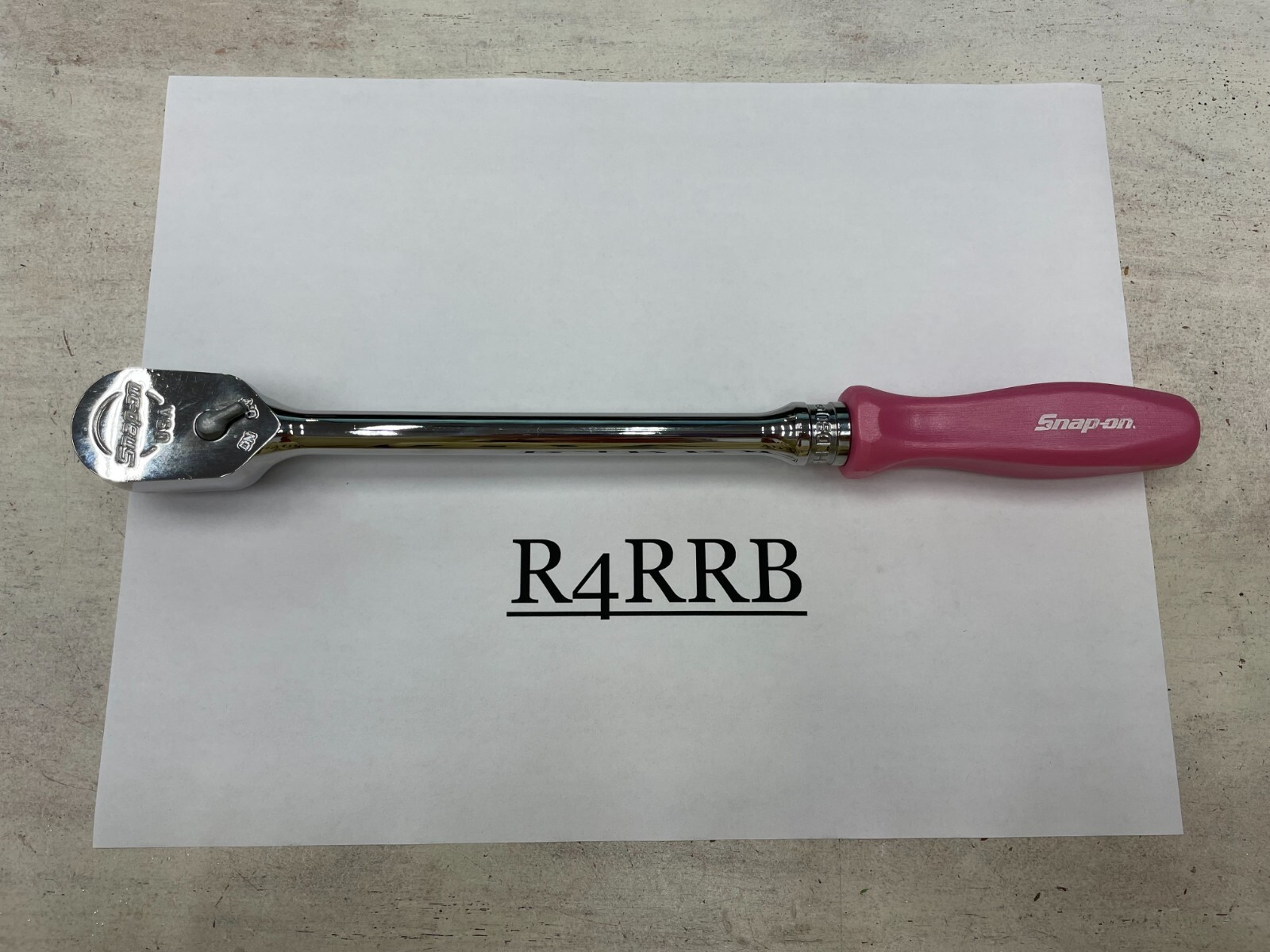 Snap-on Tools USA NEW 3/8″ Drive PINK PEARL Long Hard Handle Ratchet FHLD80PP