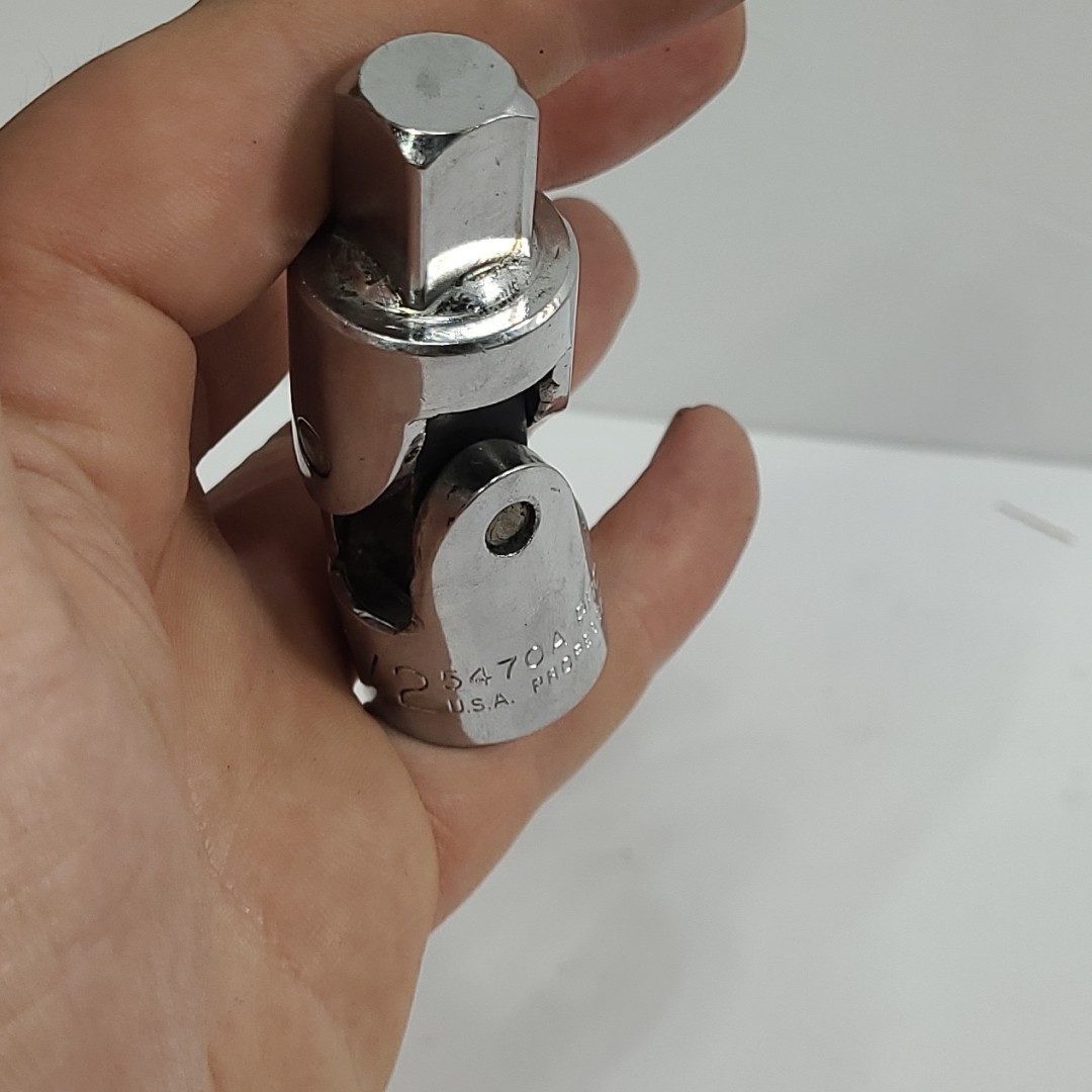 PROTO 1/2″ Drive Universal Joint Swivel Socket Adapter 5470A Chrome