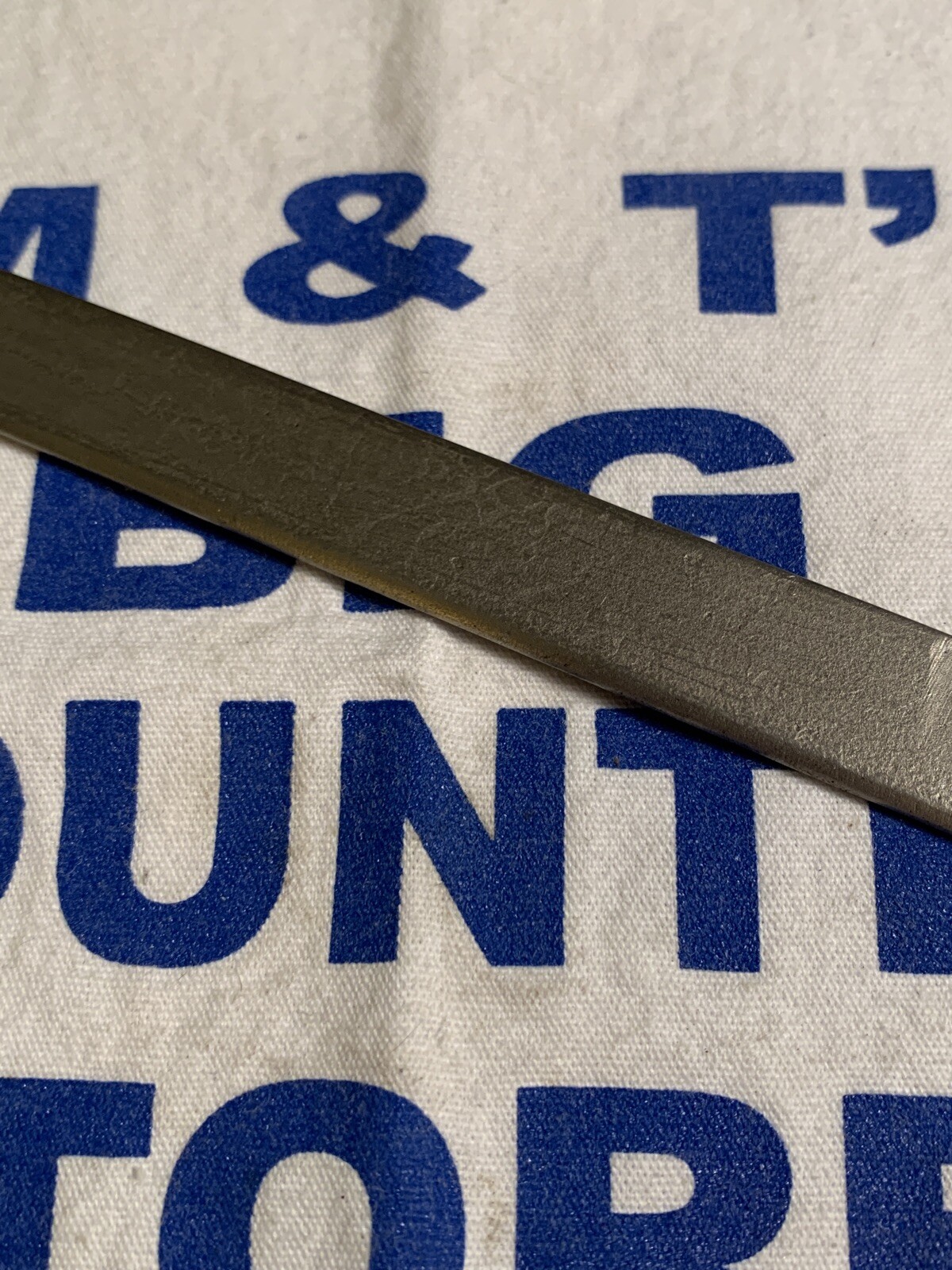 Vintage Embossed Blue Point 1/2″ x 7/16″ Thin Open End Wrench T1614